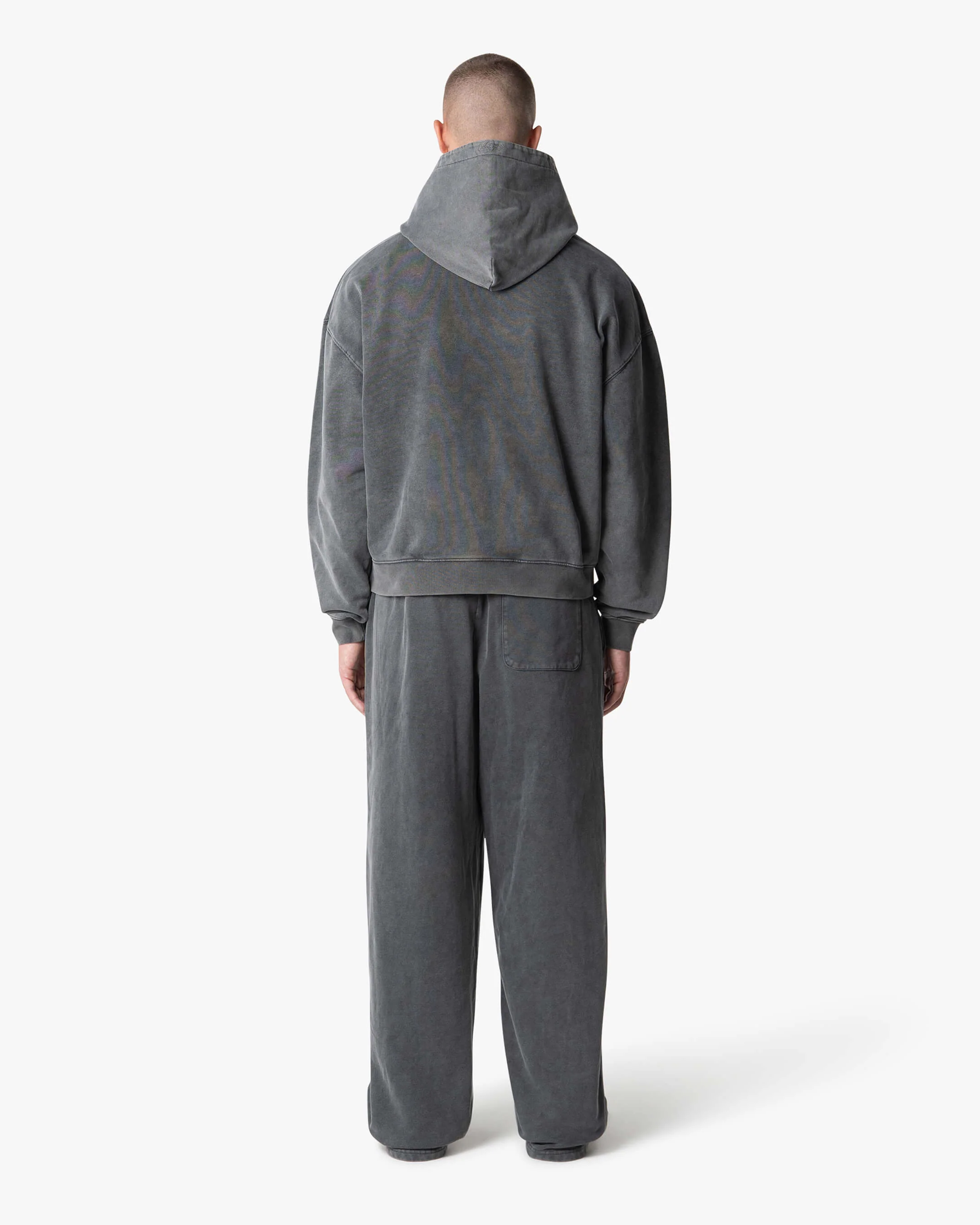 Acid Wash Oversized Hoodie | Acid Grey - Image 5