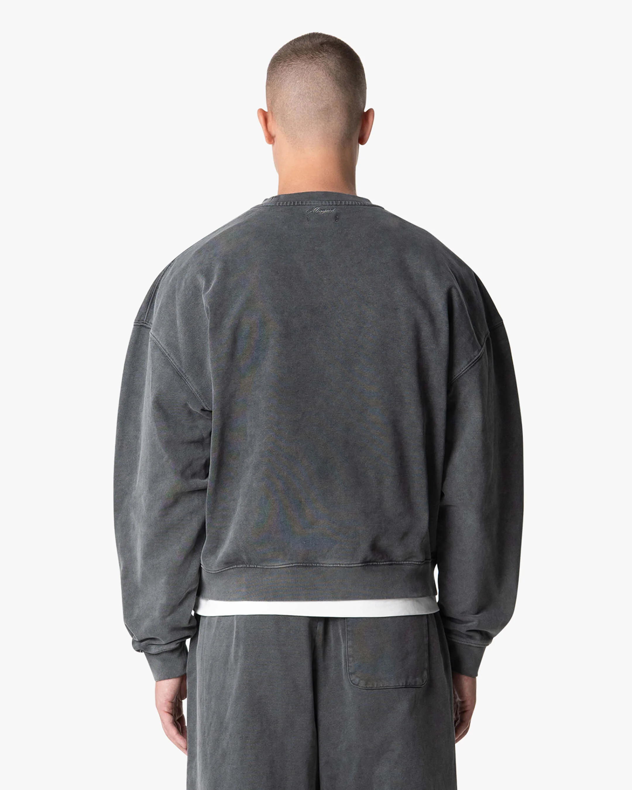 Acid Wash Oversized Sweater | Acid Grey - Image 4