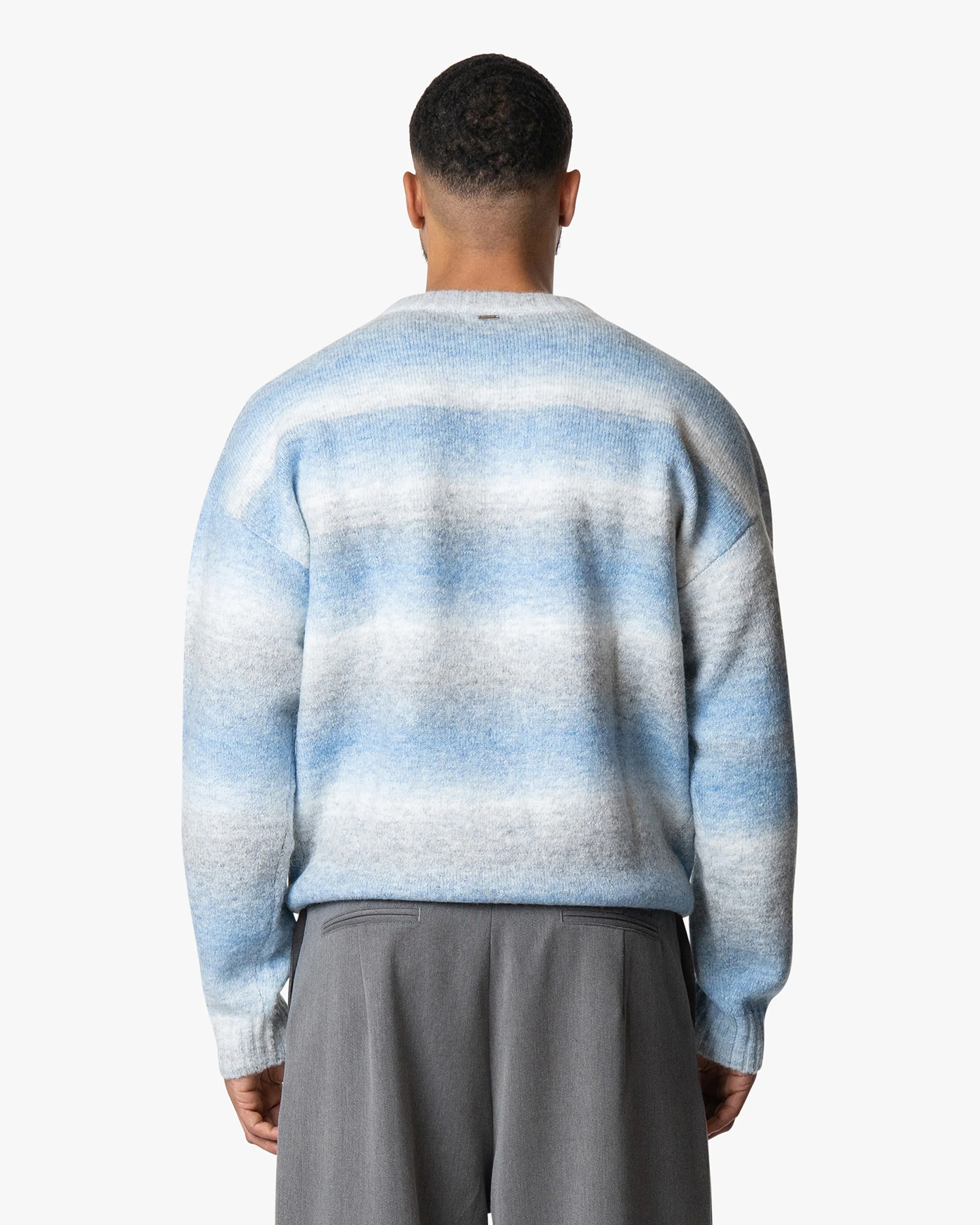 Aria Oversized Gradient Sweater | Blue/White - Image 4