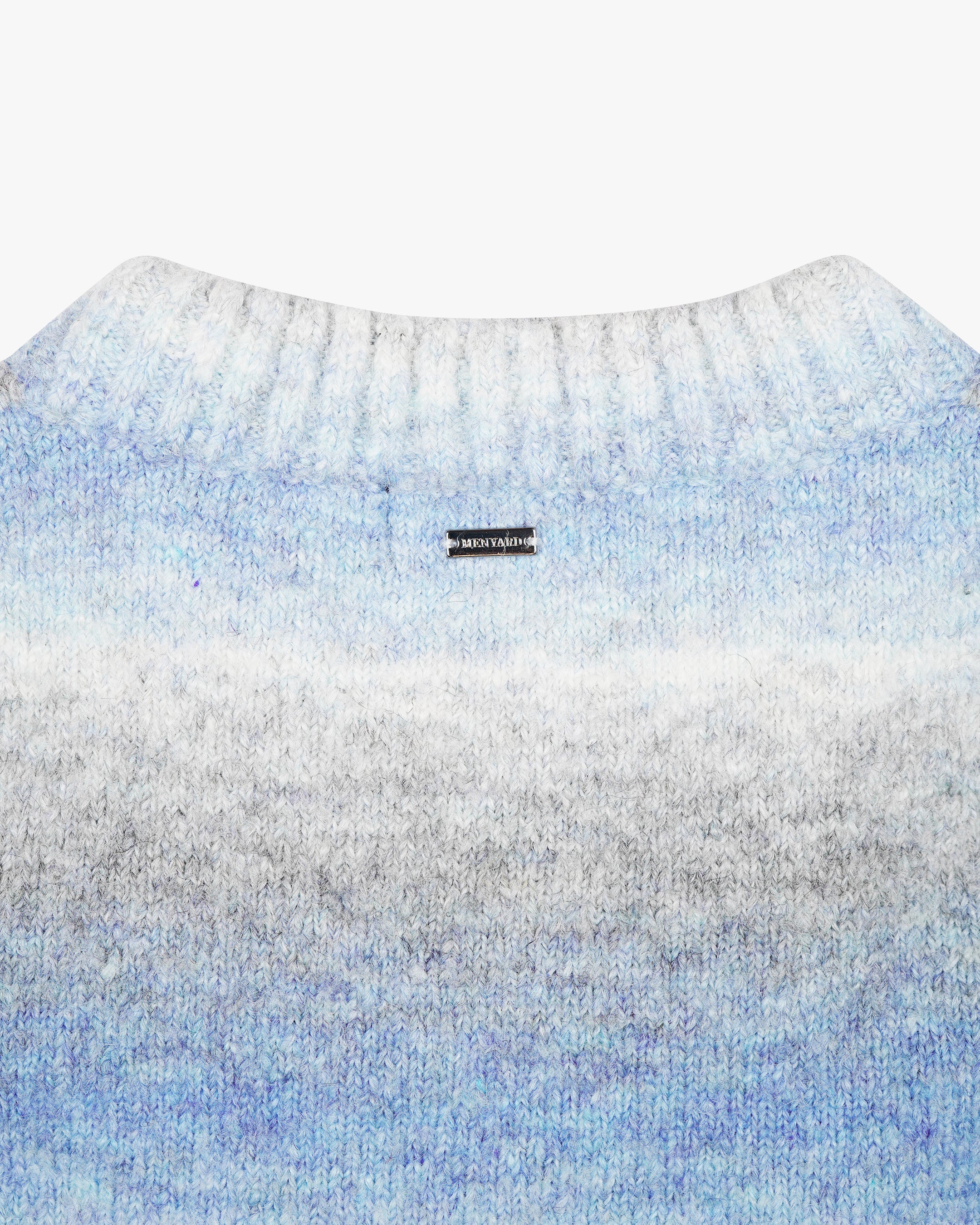 Aria Oversized Gradient Sweater | Blue/White - Image 7