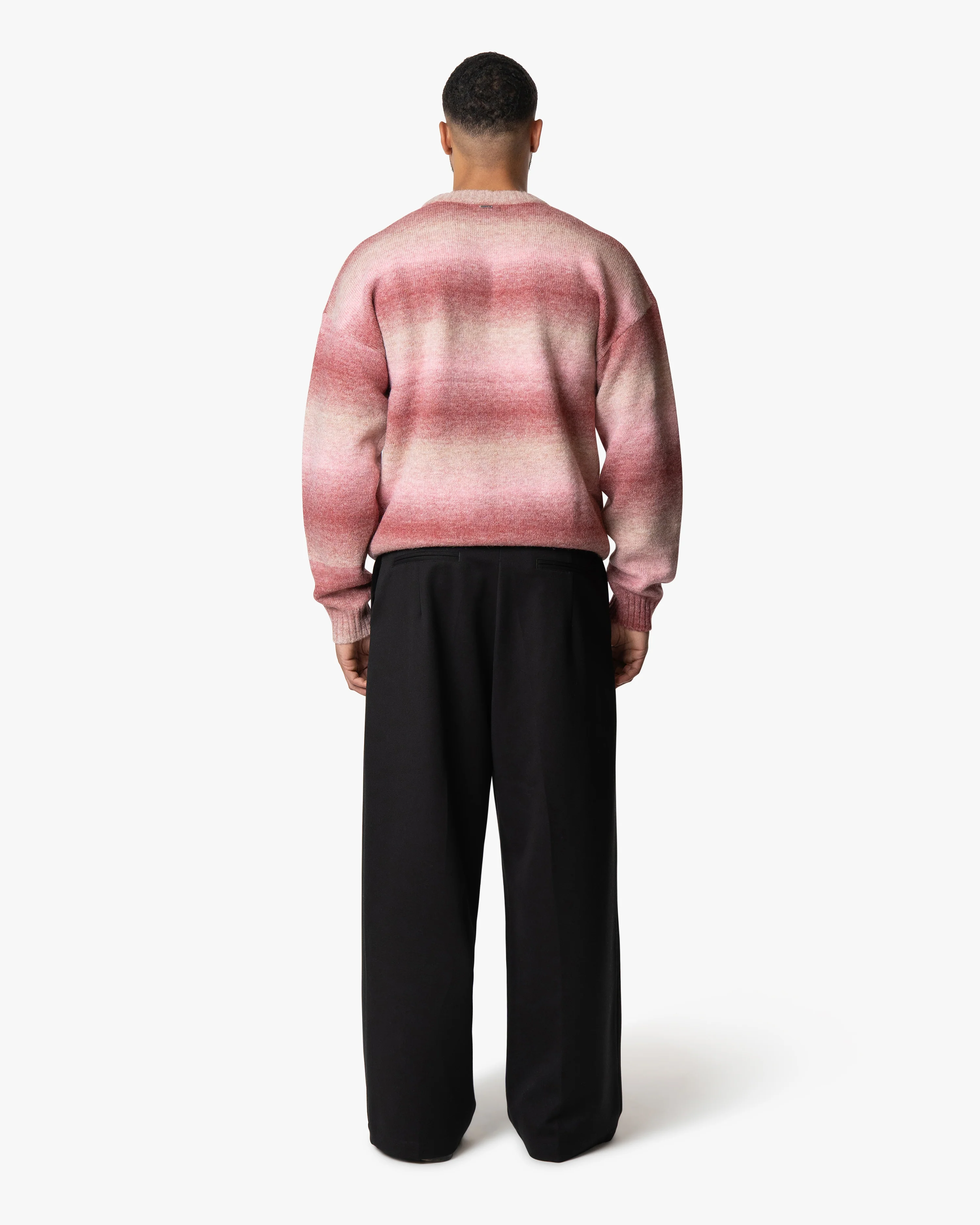Aria Oversized Gradient Sweater | Pink/White - Image 5