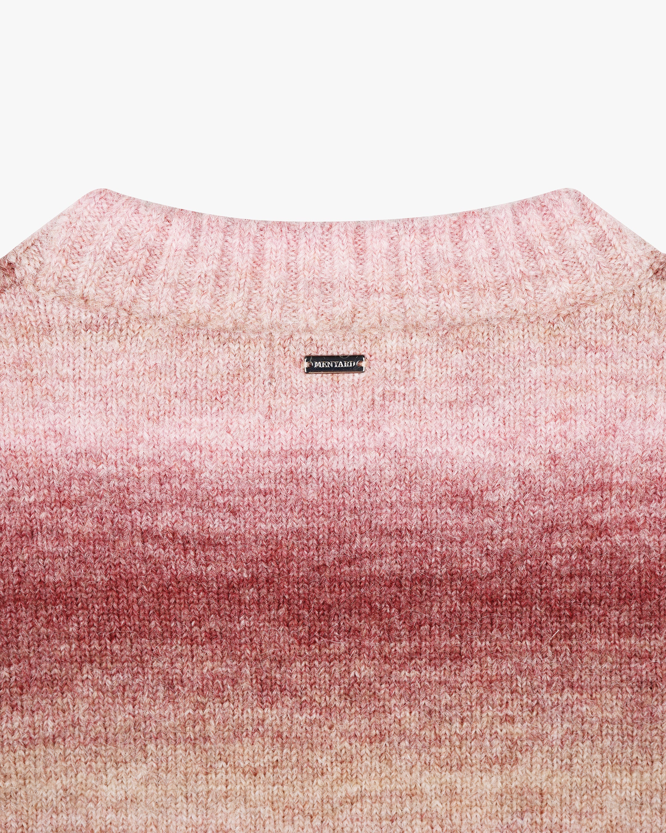 Aria Oversized Gradient Sweater | Pink/White - Image 7