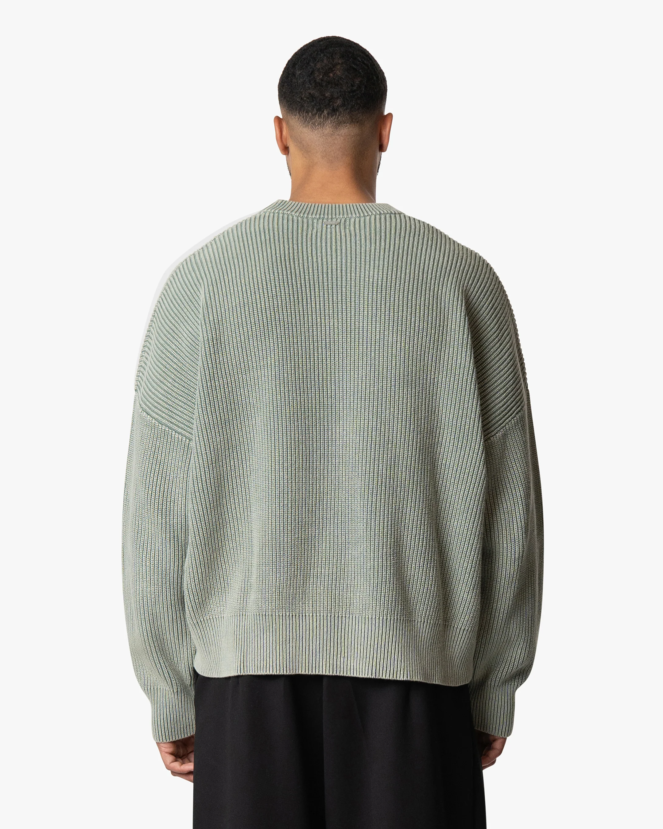 Ariano Acid Cotton Boxy Sweater | Acid Green - Image 4