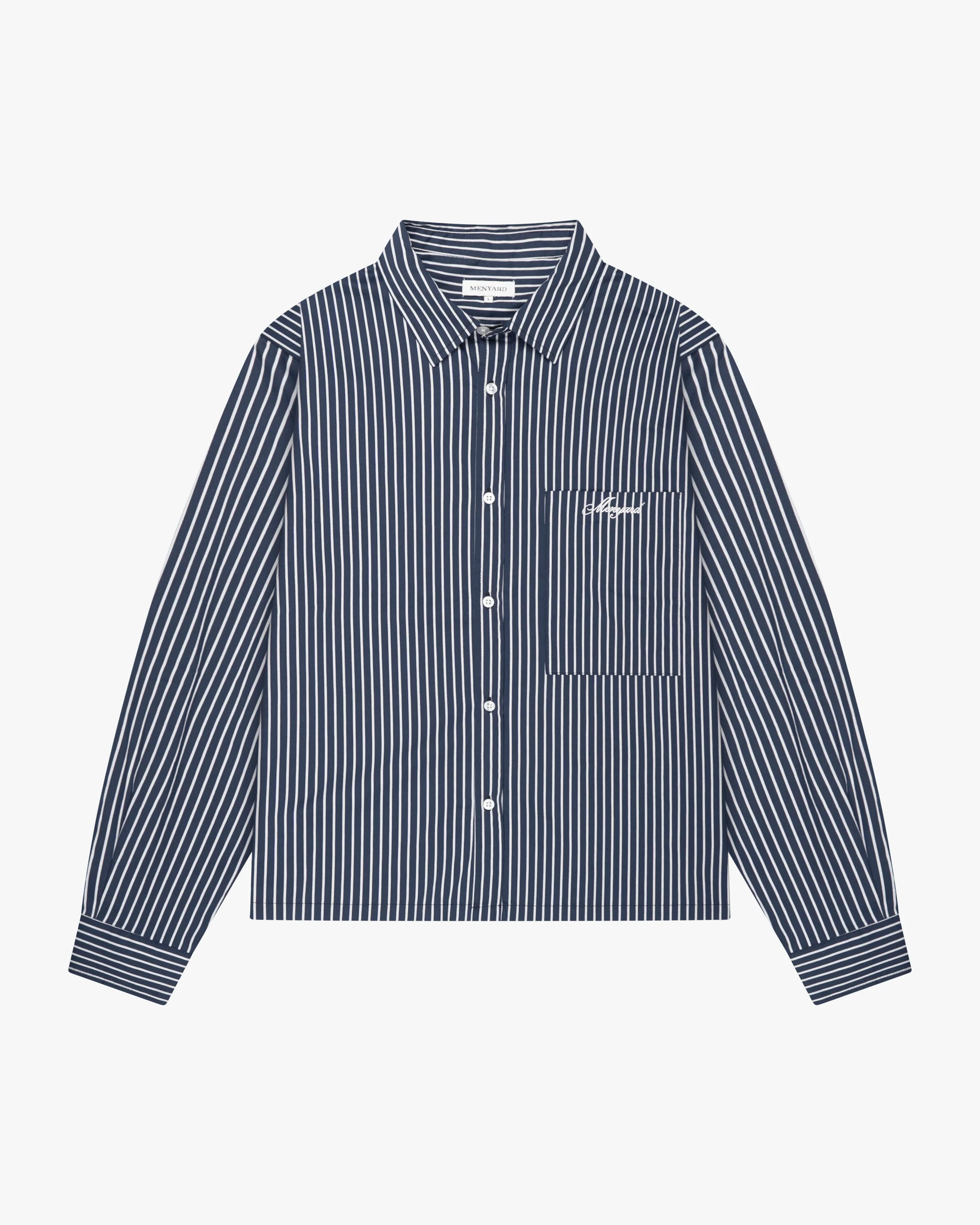 Benet Shirt | Dark Blue/White - Image 4