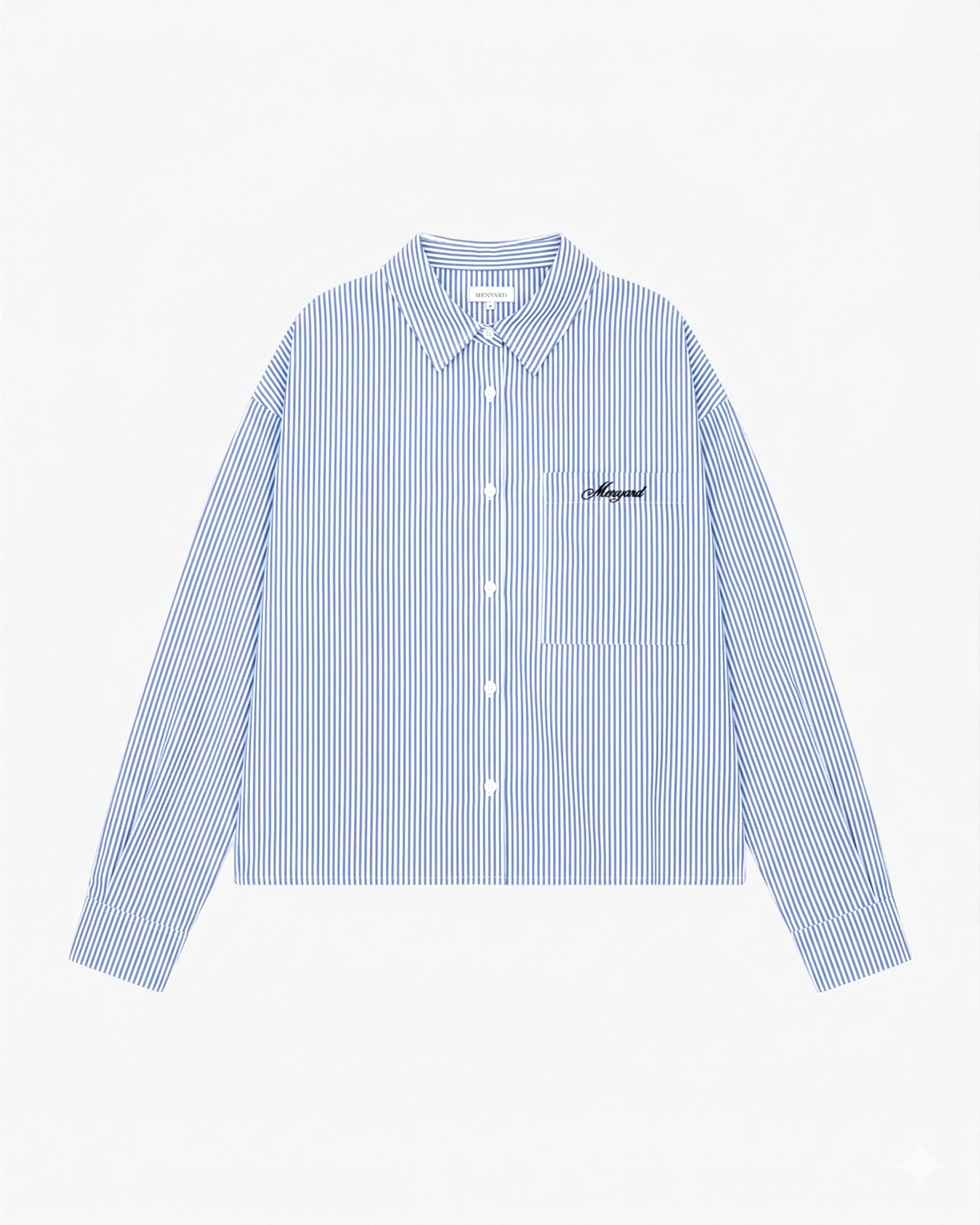 Benito Shirt | Blue Striped - Image 3