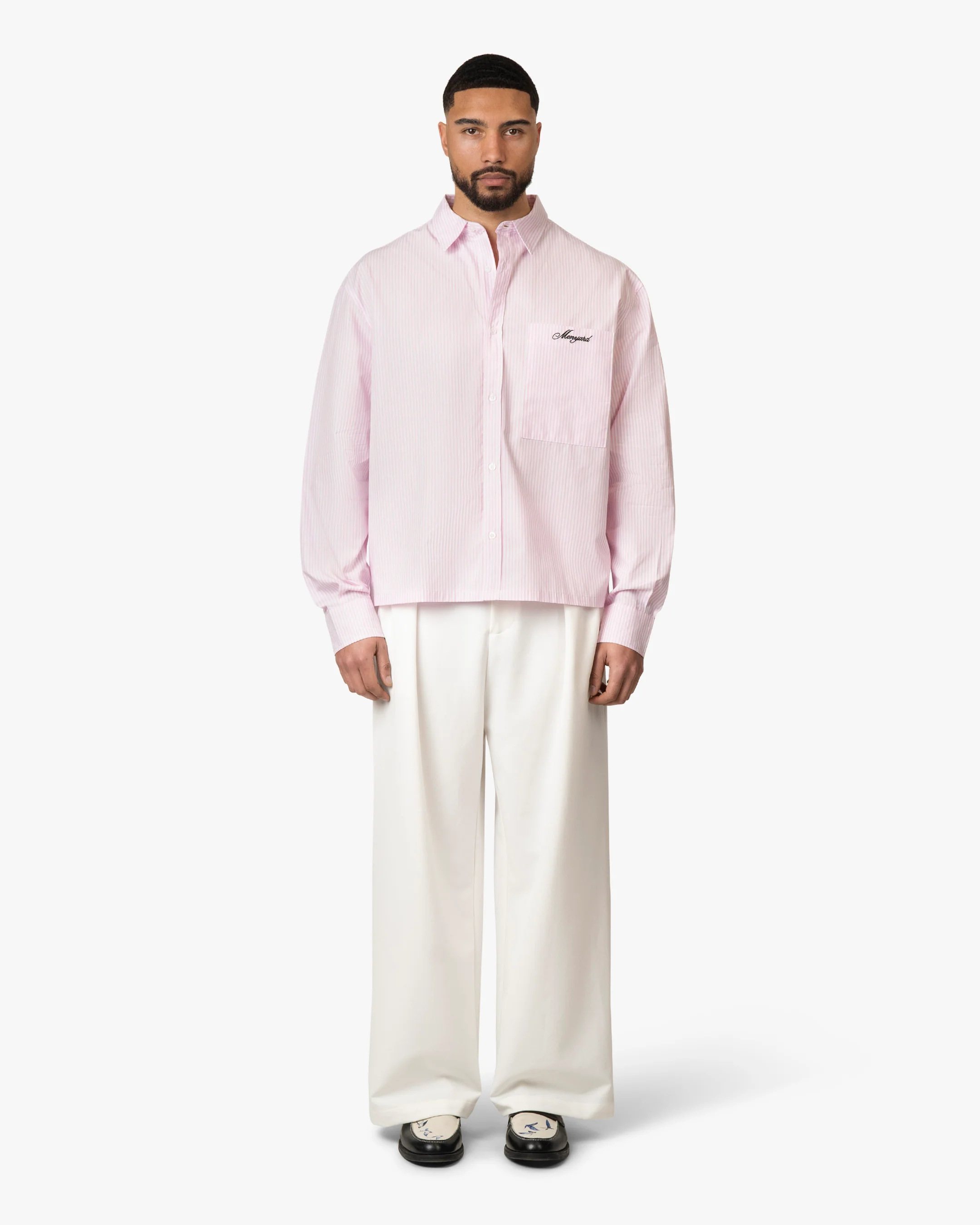 Benito Shirt | Pink/White - Image 2
