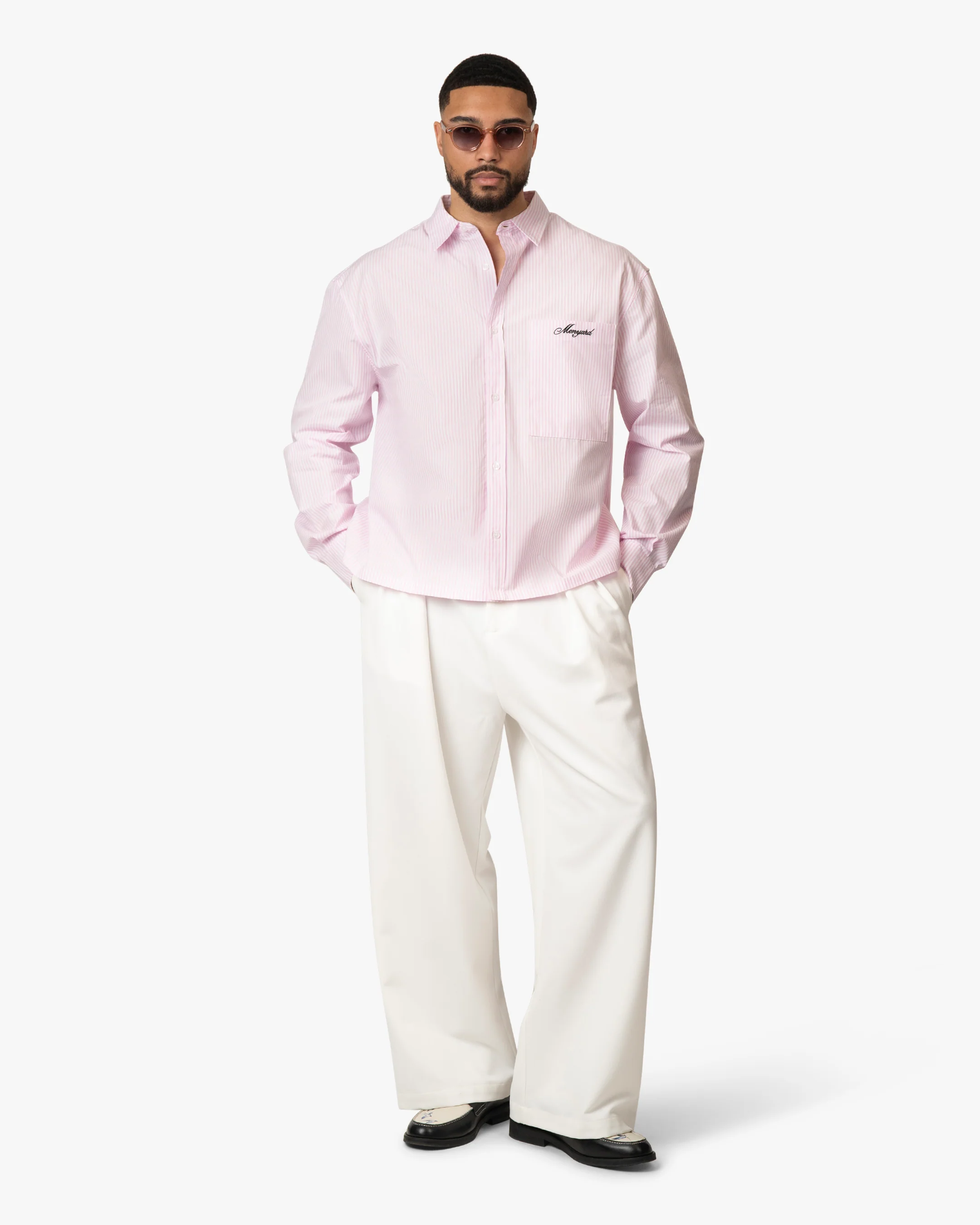Benito Shirt | Pink/White - Image 5
