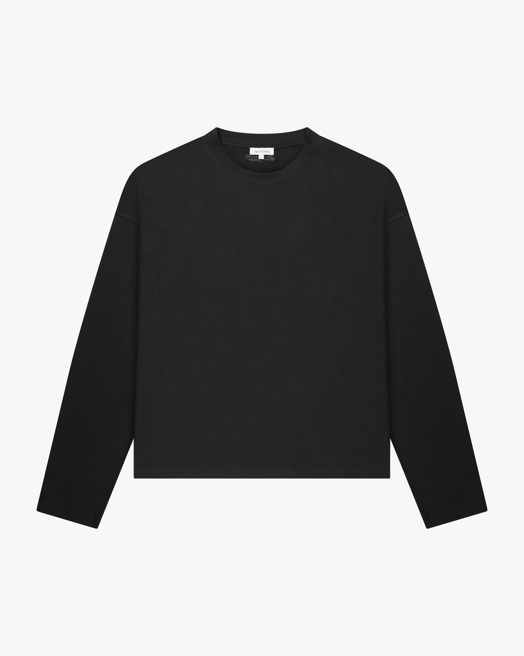 Blank Boxy Longsleeve | Black - Image 3