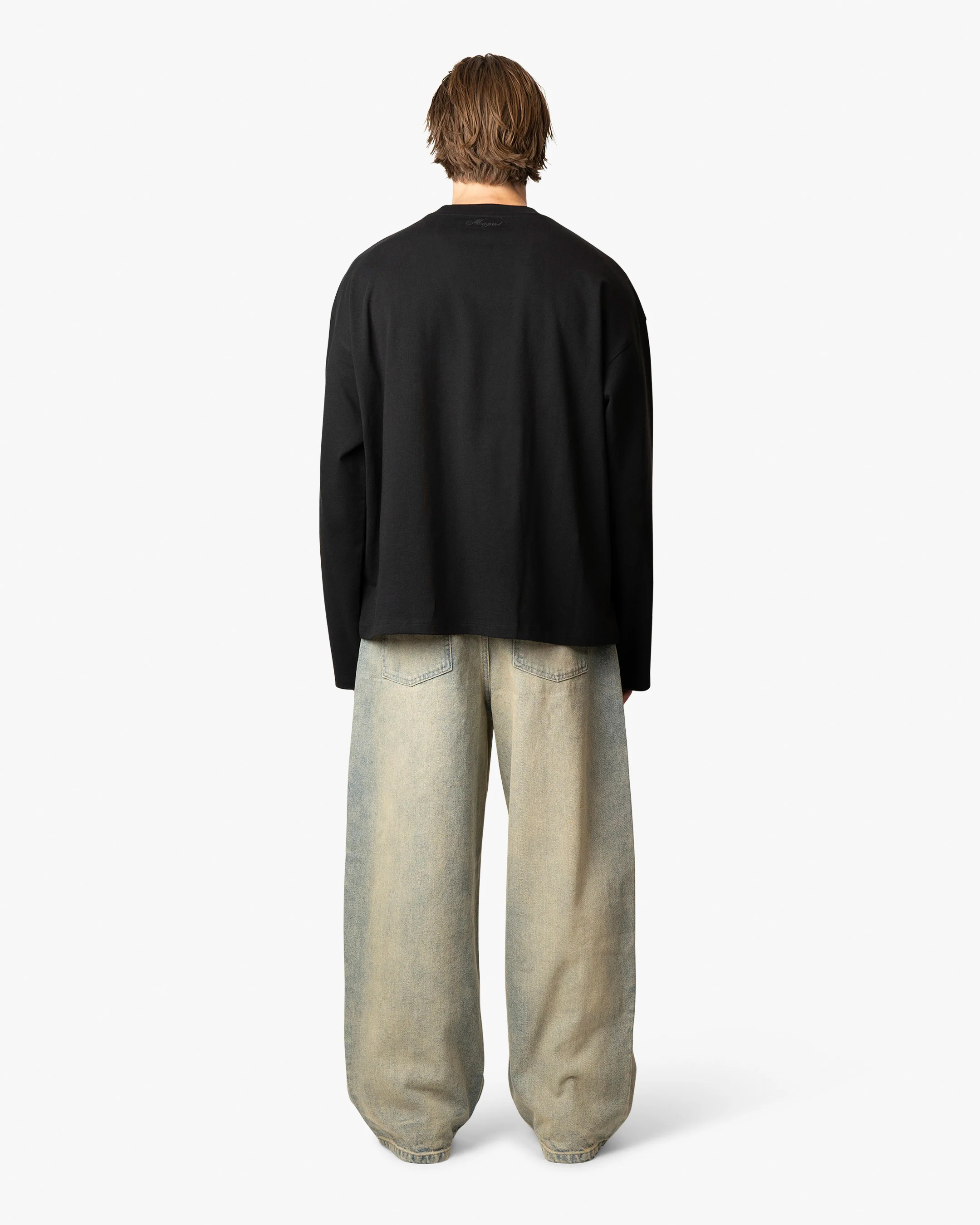 Blank Boxy Longsleeve | Black - Image 4