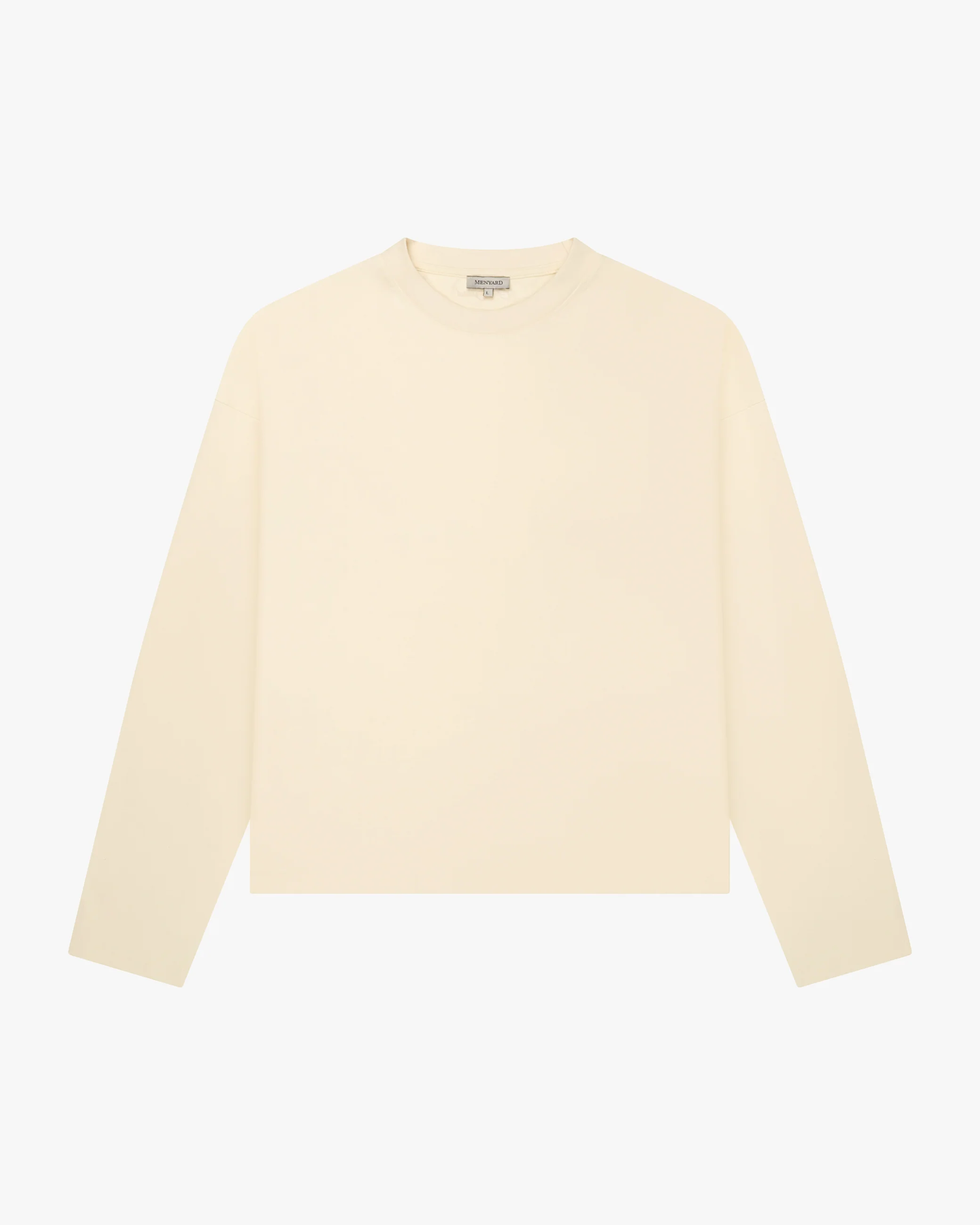 Blank Boxy Longsleeve | Butter Yellow - Image 4