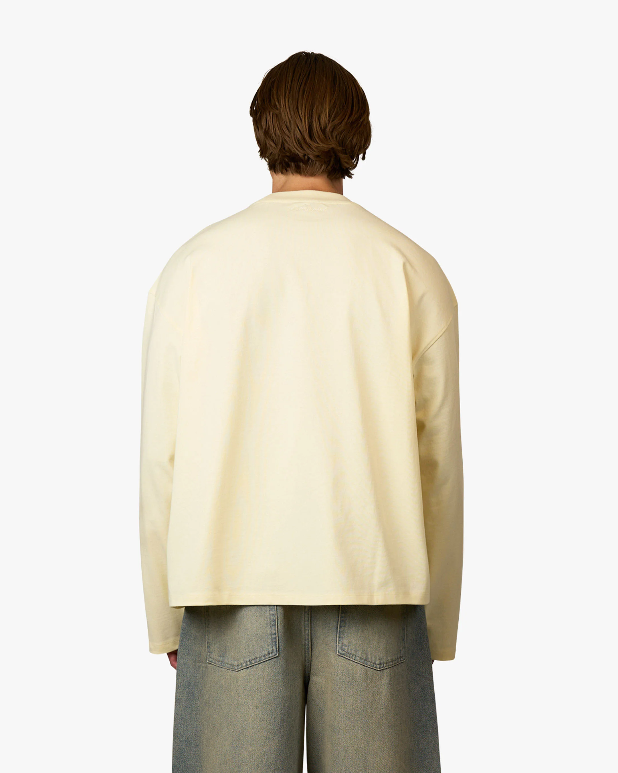 Blank Boxy Longsleeve | Butter Yellow - Image 5