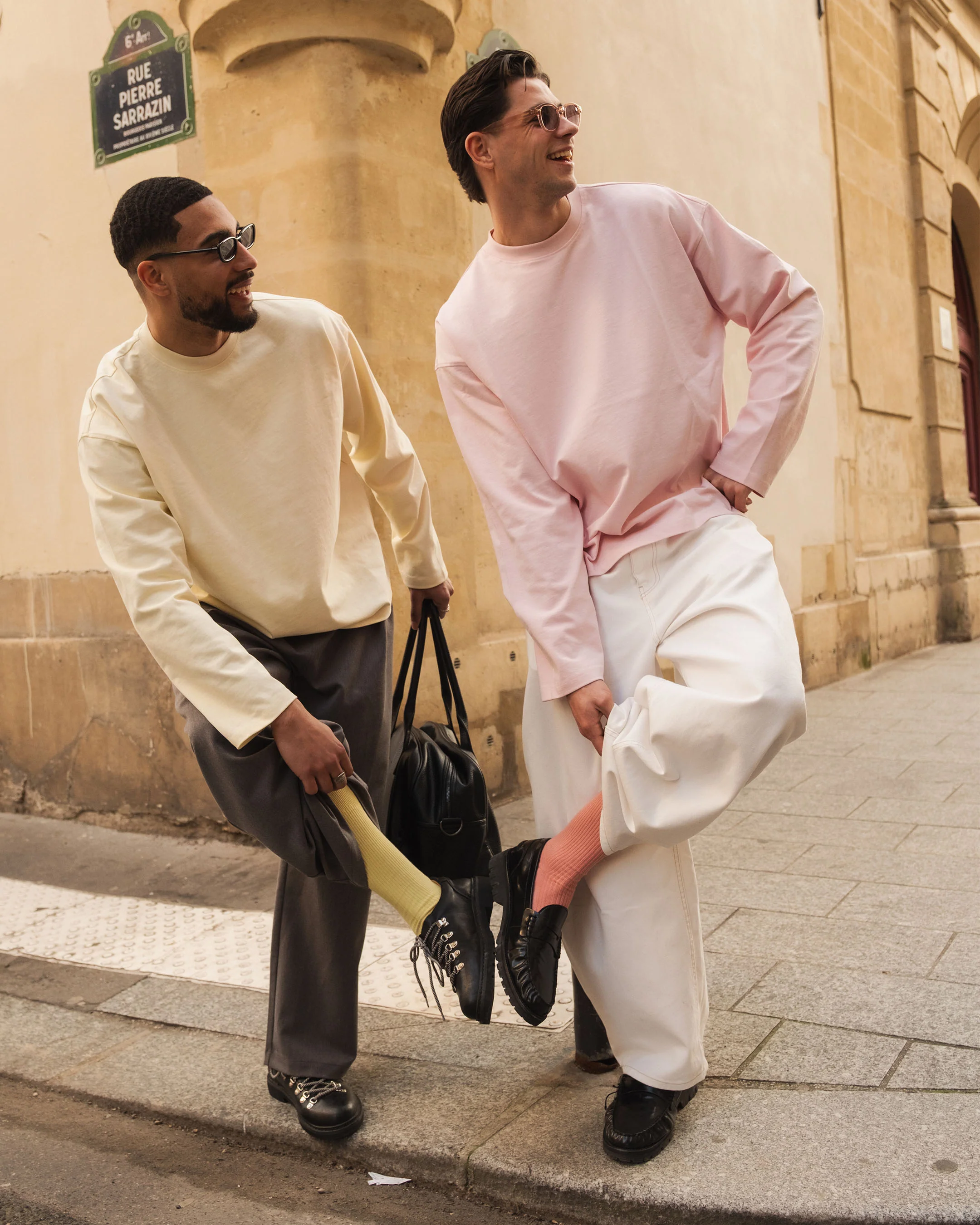 Blank Boxy Longsleeve | Pink - Image 3