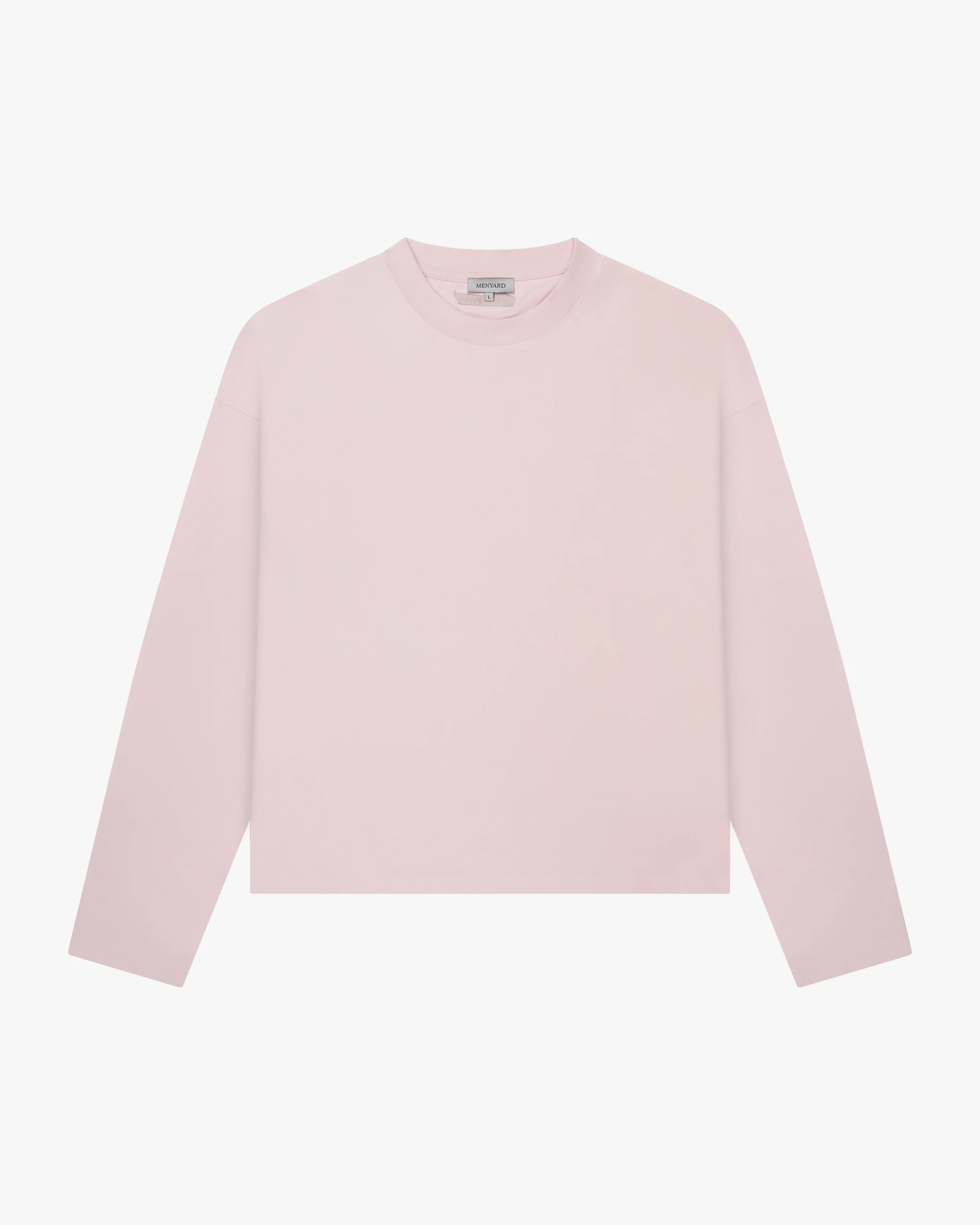 Blank Boxy Longsleeve | Pink - Image 4