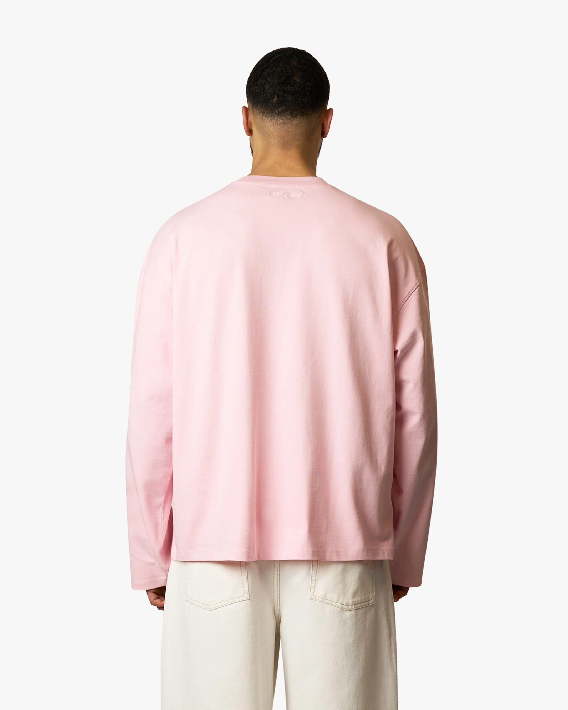 Blank Boxy Longsleeve | Pink - Image 5