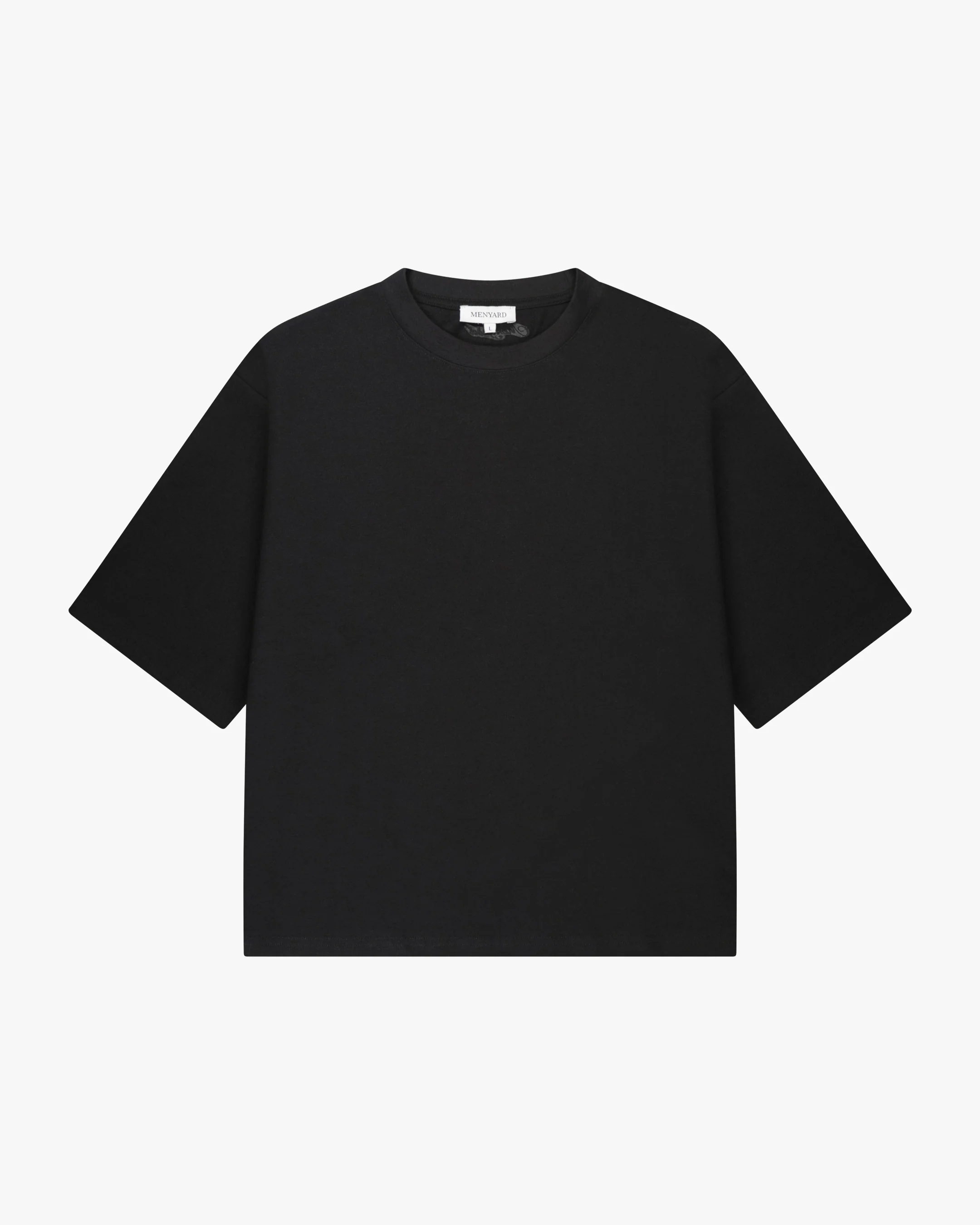 Blank Boxy T-Shirt | Black - Image 4