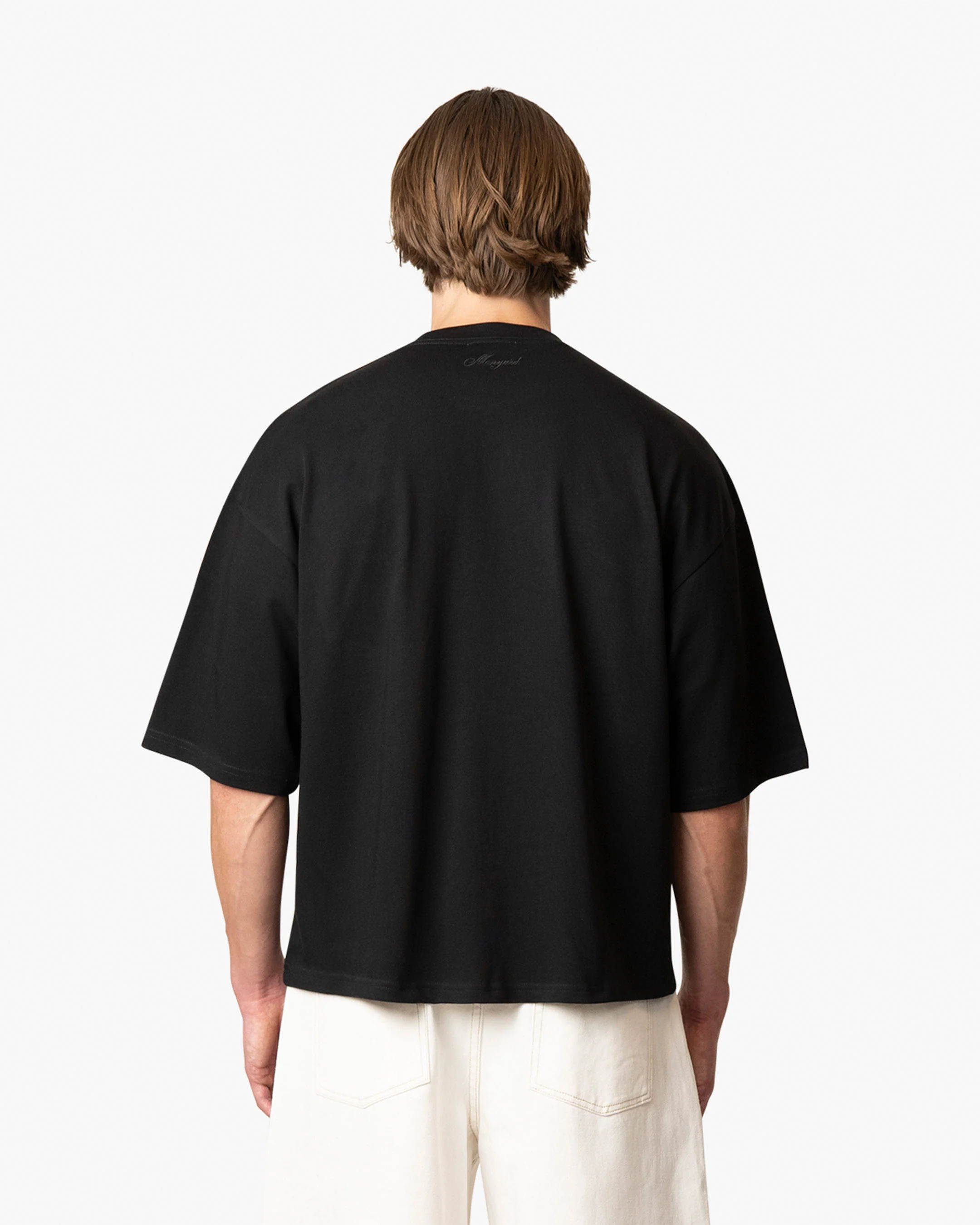 Blank Boxy T-Shirt | Black - Image 5