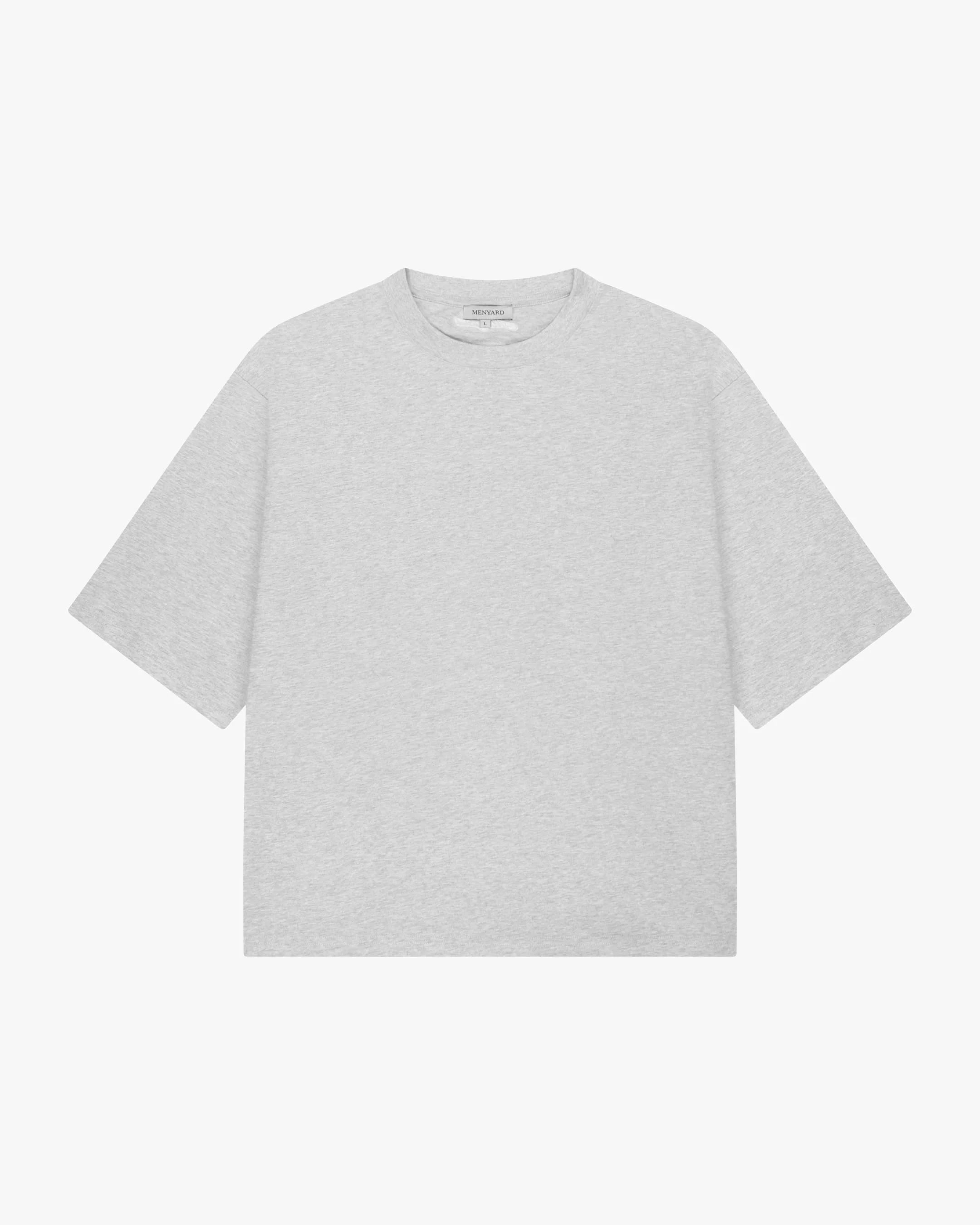 Blank Boxy T-Shirt | Grey Melee - Image 4
