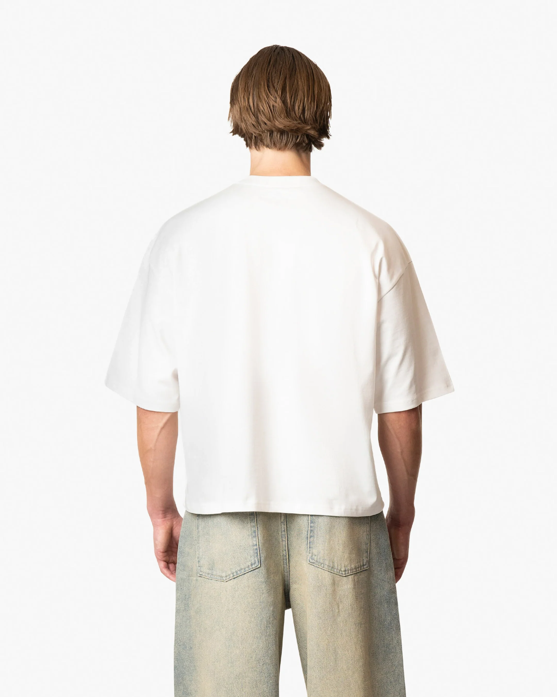 Blank Boxy T-Shirt | White - Image 5