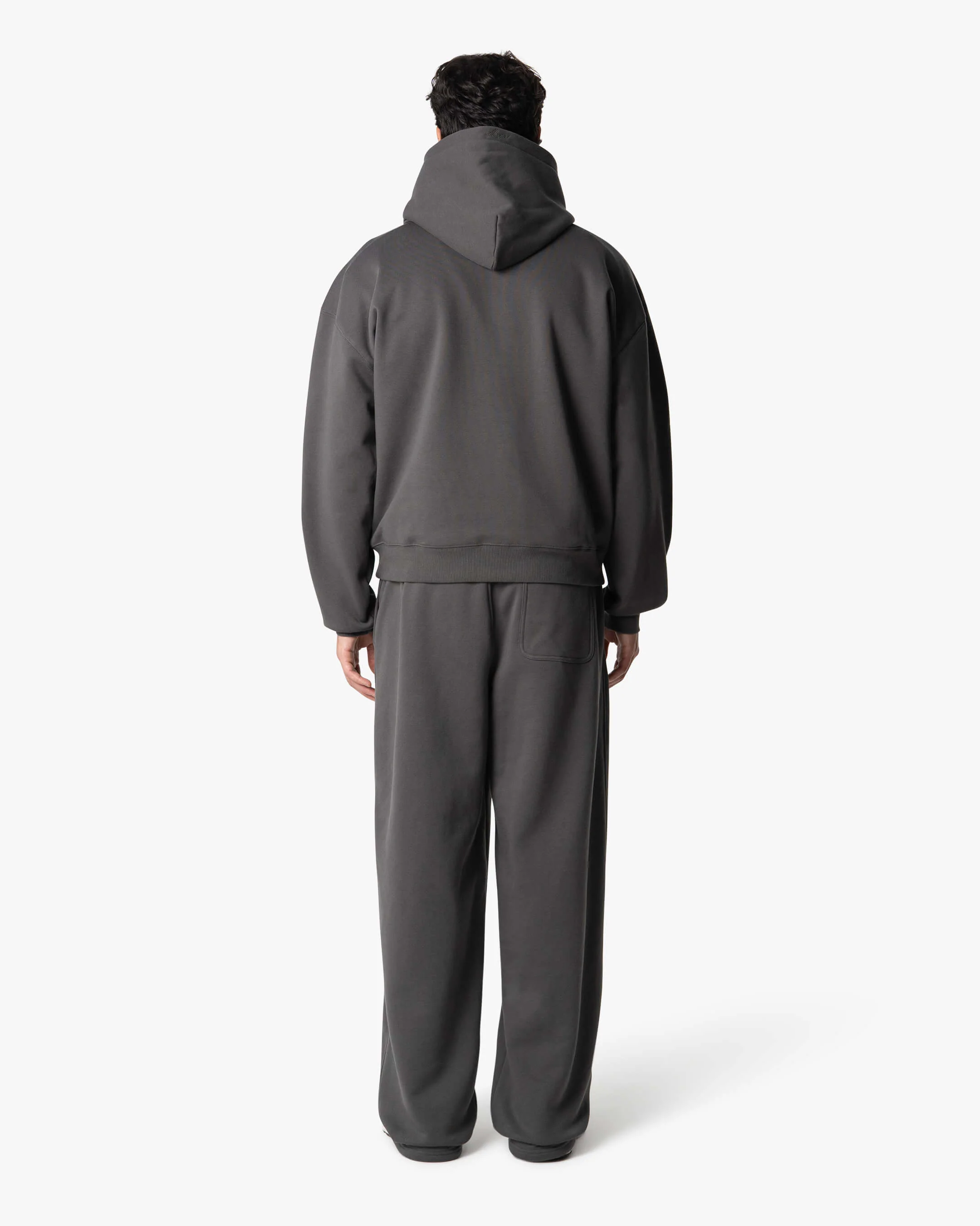 Oversized Blank Hoodie | Grey - Image 4
