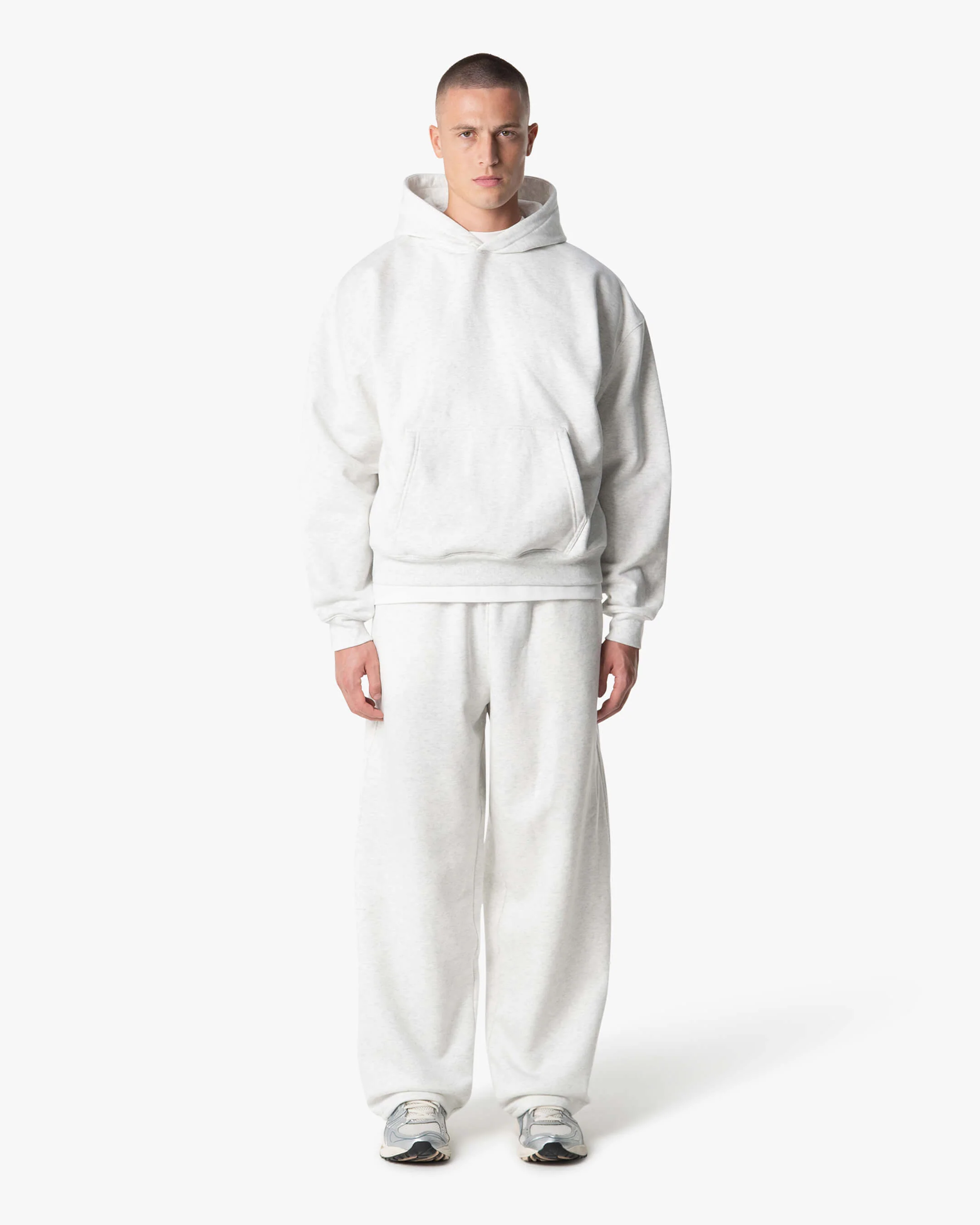 Blanks Set Hoodie | Light Grey Melee - Image 2
