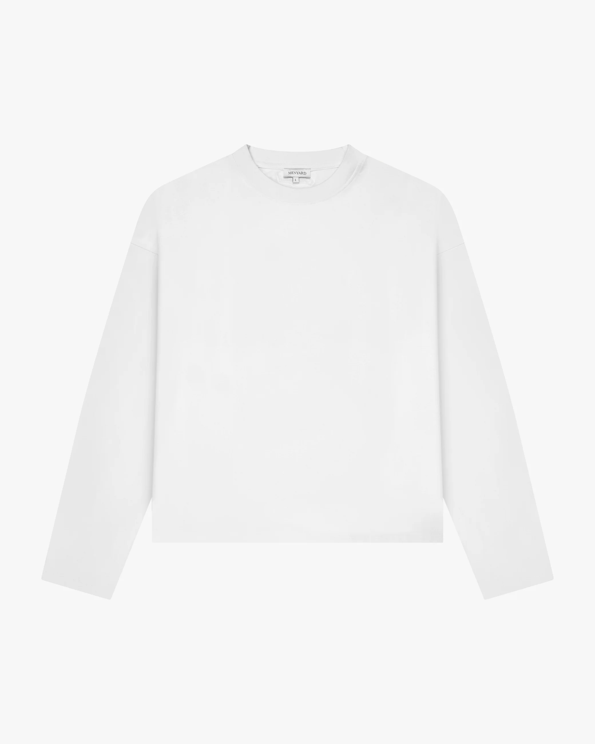 Blank Boxy Longsleeve | White - Image 3