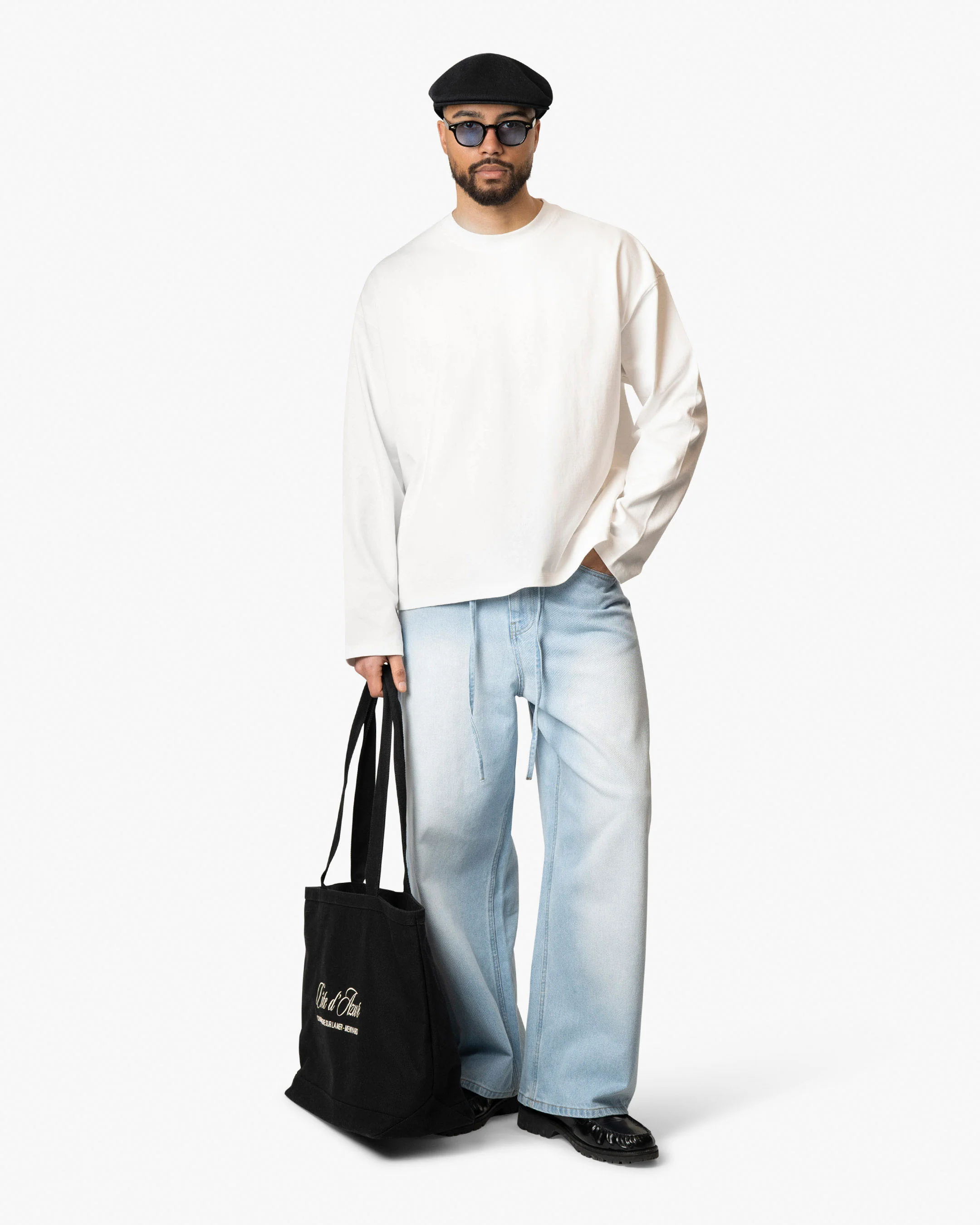 Blank Boxy Longsleeve | White - Image 6
