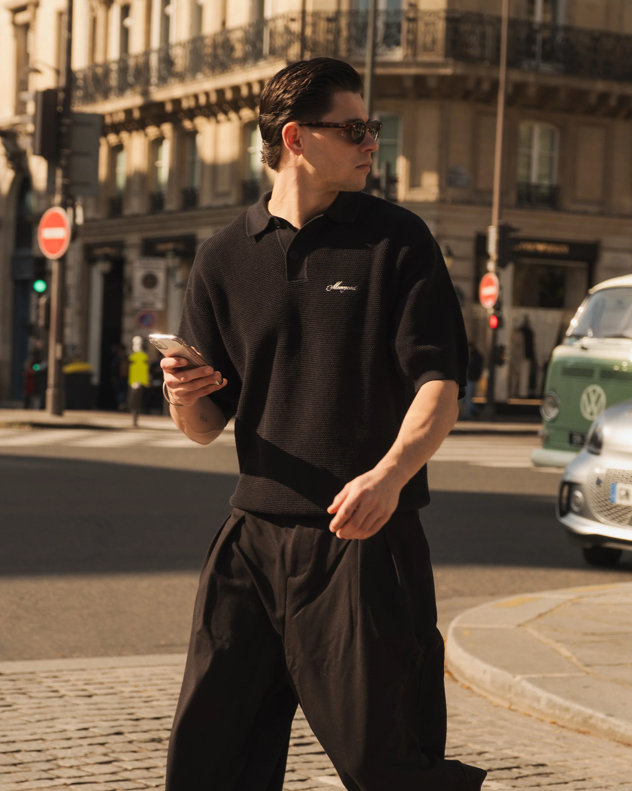 Brignoles Polo | Black - Image 3