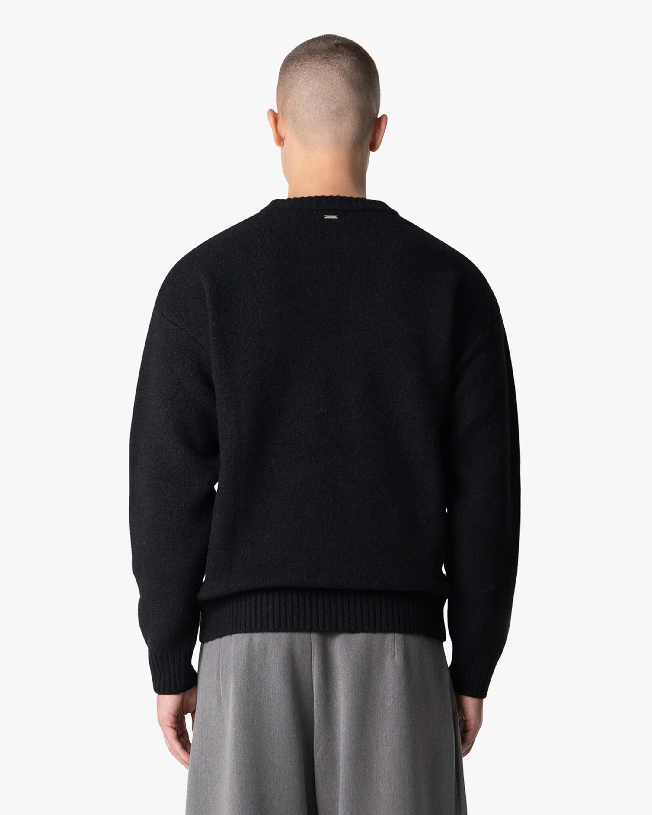 Brixton Wool-Blend Brushed Sweater | Black - Image 4