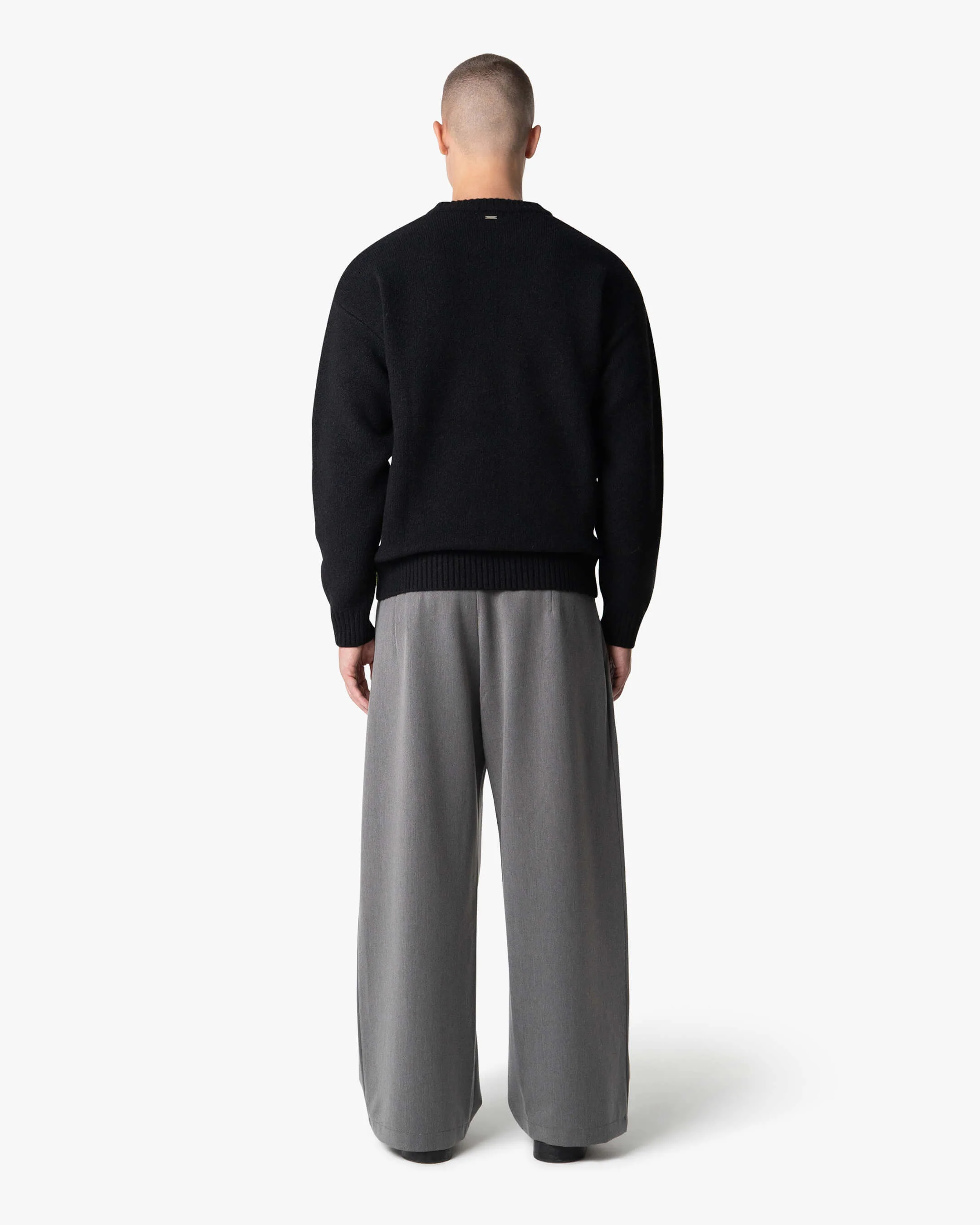 Brixton Wool-Blend Brushed Sweater | Black - Image 5