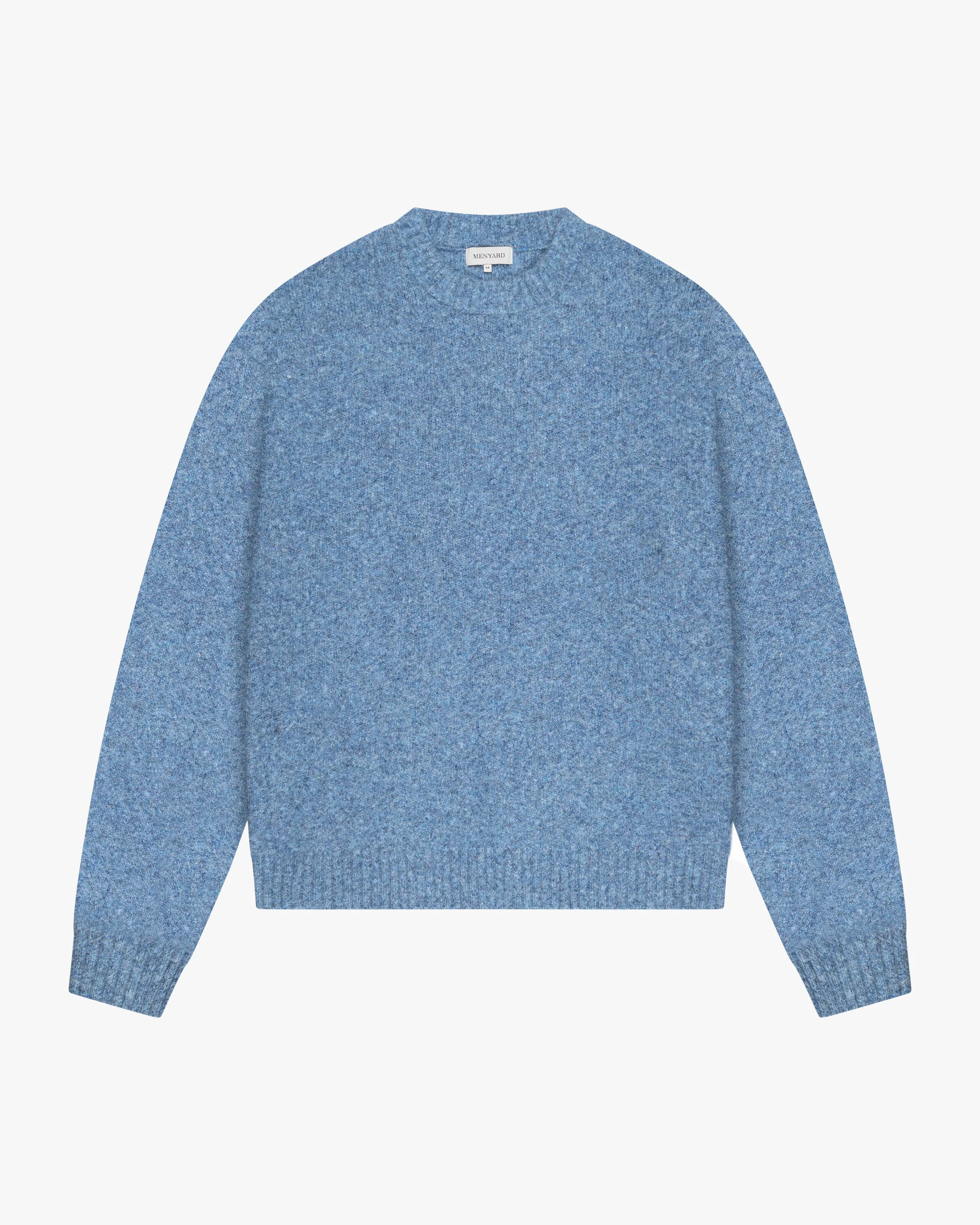 Brixton Wool-Blend Brushed Sweater | Blue - Image 2