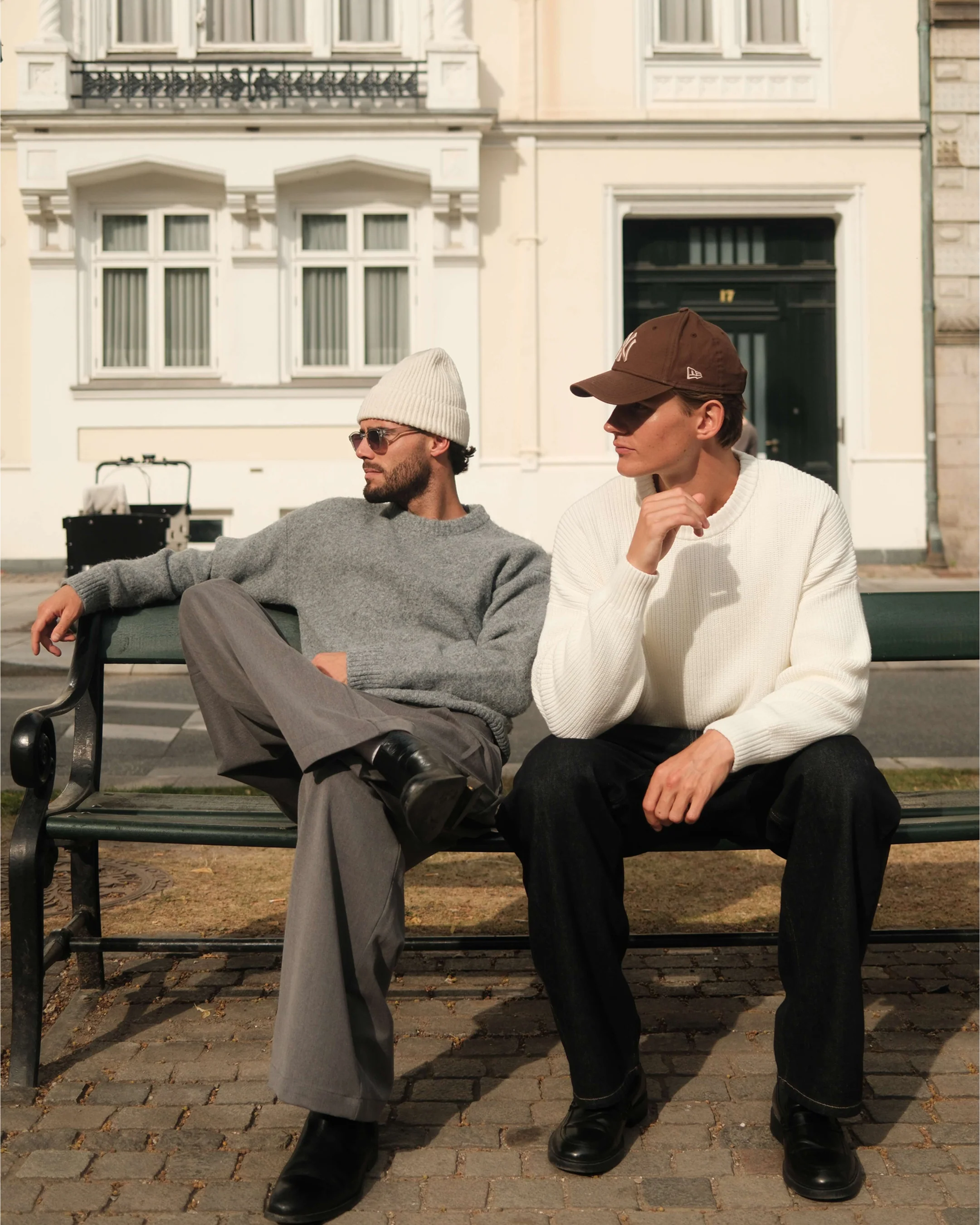 Brixton Wool-Blend Brushed Sweater | Grey Melee - Image 8