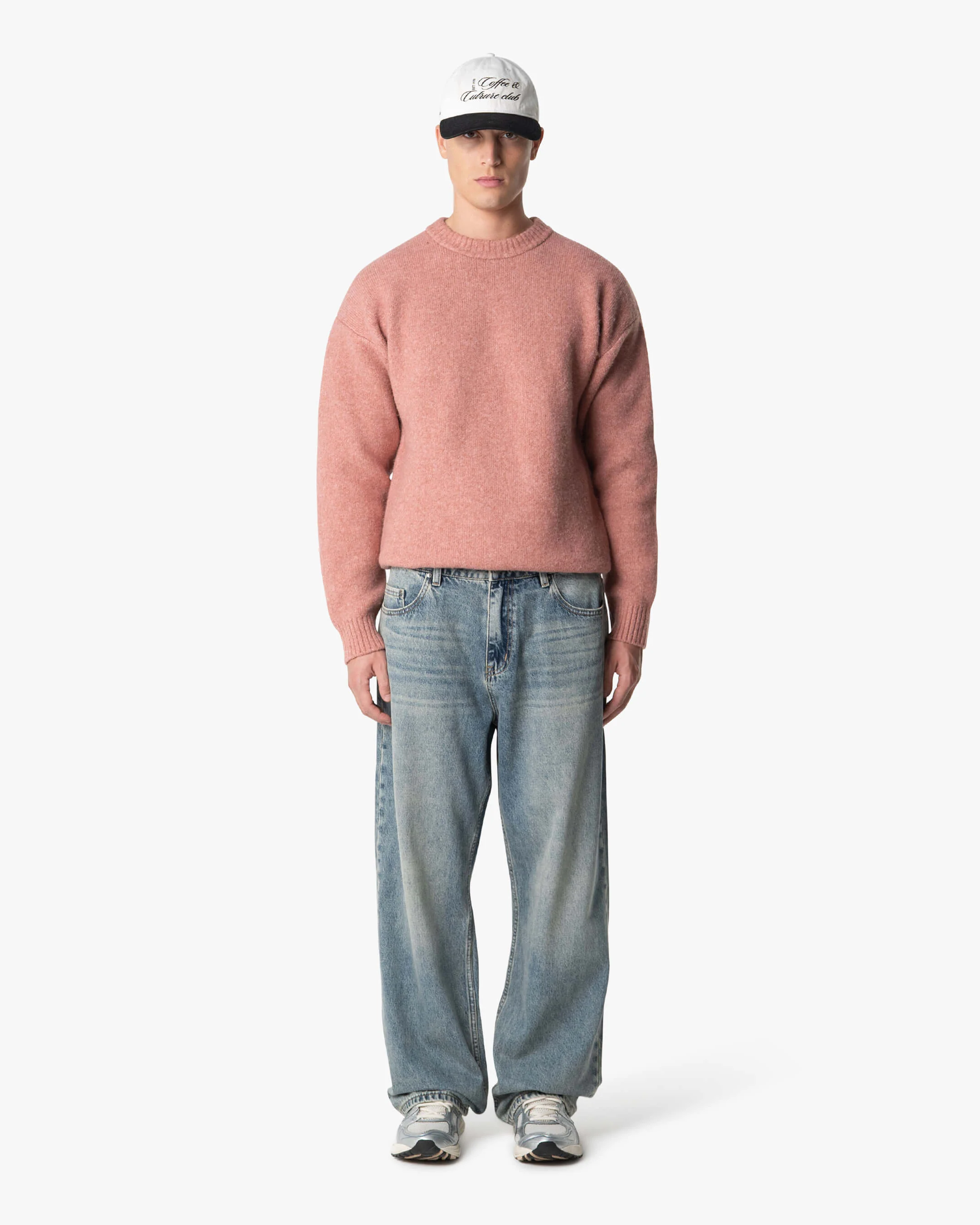 Brixton Wool-Blend Brushed Sweater | Pink - Image 3