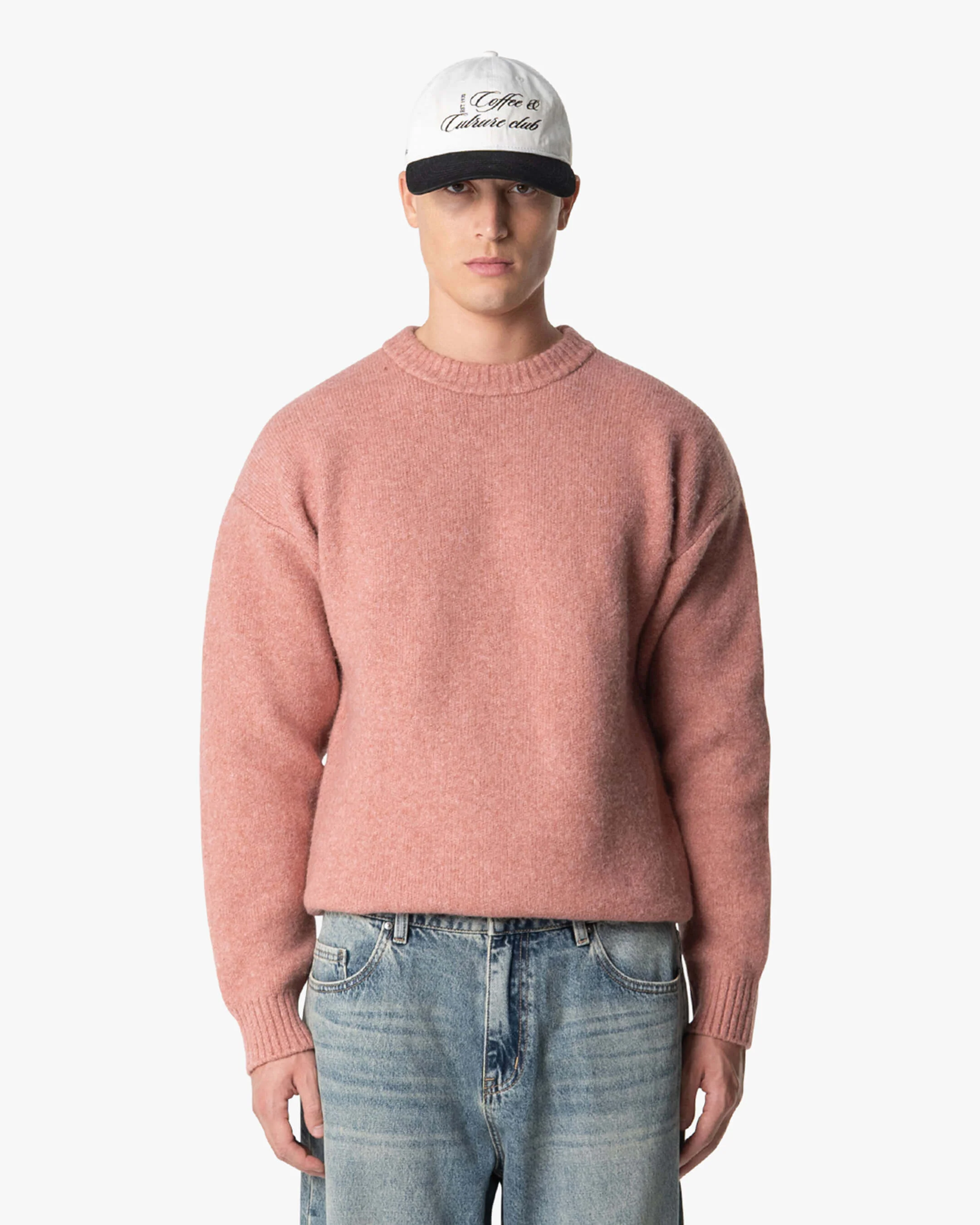 Brixton Wool-Blend Brushed Sweater | Pink - Image 5