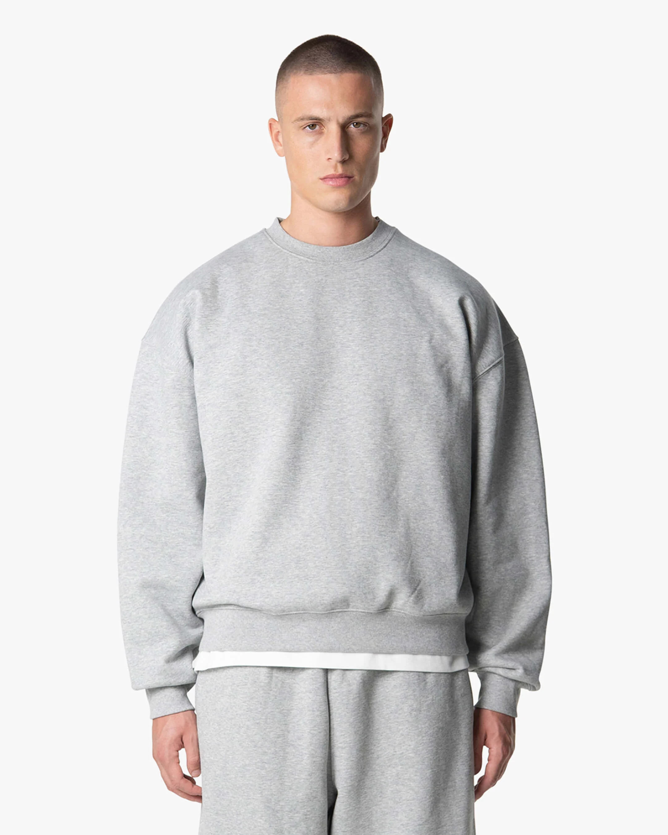 Blanks Set Sweater | Grey Melee - Image 3