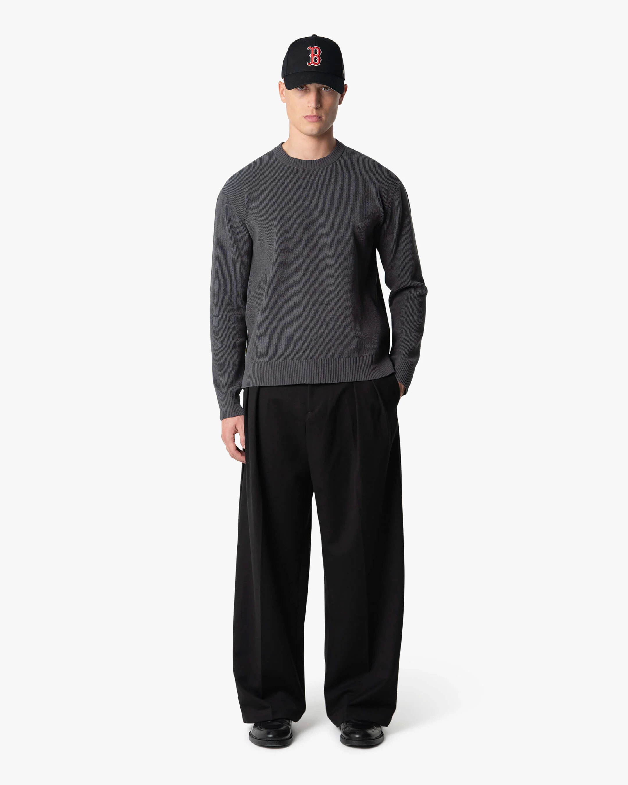 Cascata Rib-Knit Sweater | Grey - Image 4