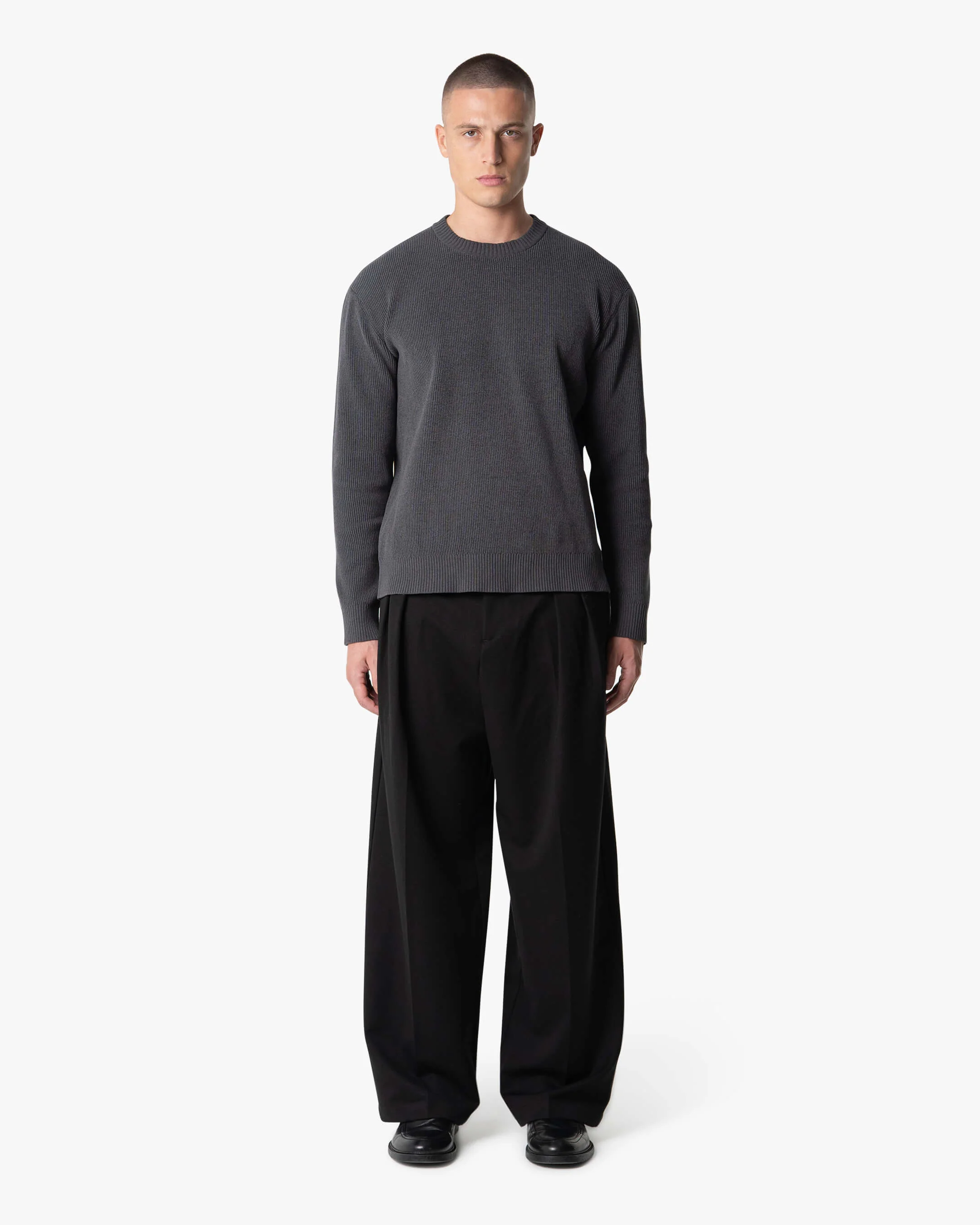 Cascata Rib-Knit Sweater | Grey - Image 5