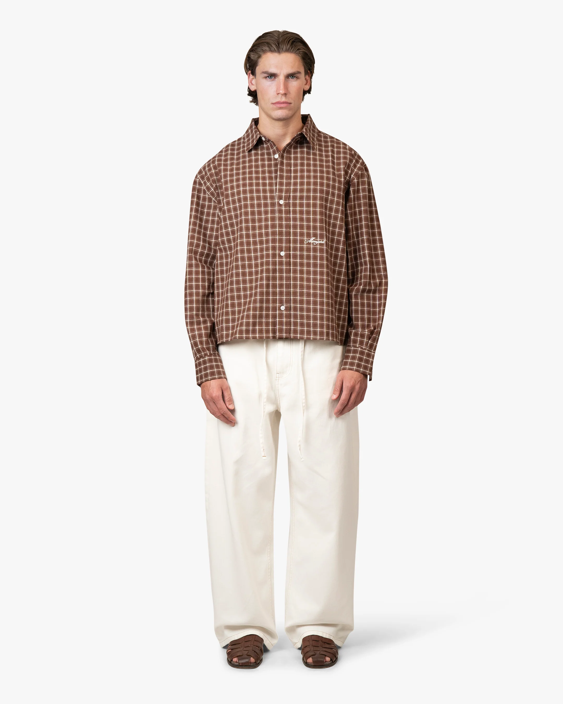 Cotignac Boxy Shirt | Dark Brown - Image 2