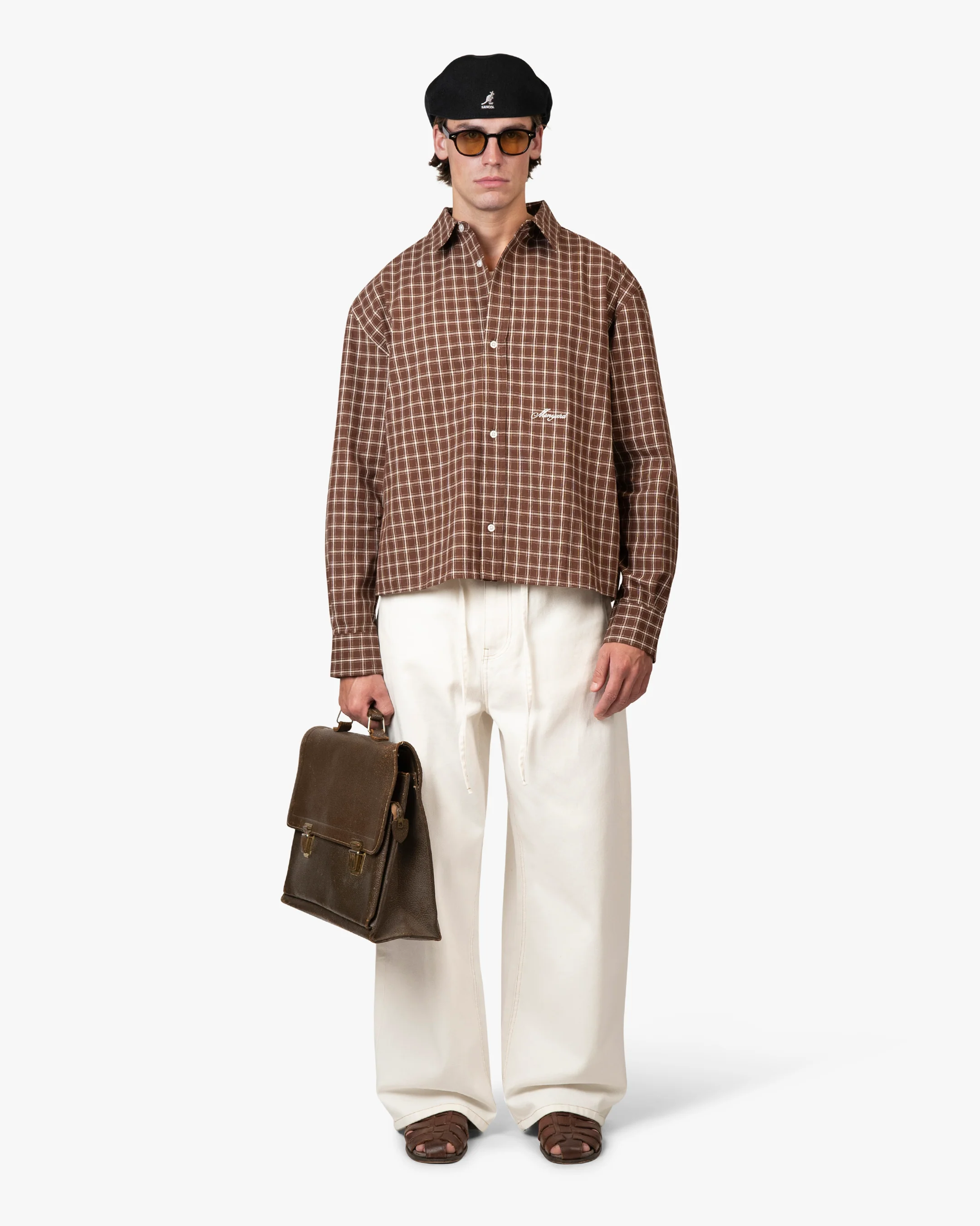 Cotignac Boxy Shirt | Dark Brown - Image 5
