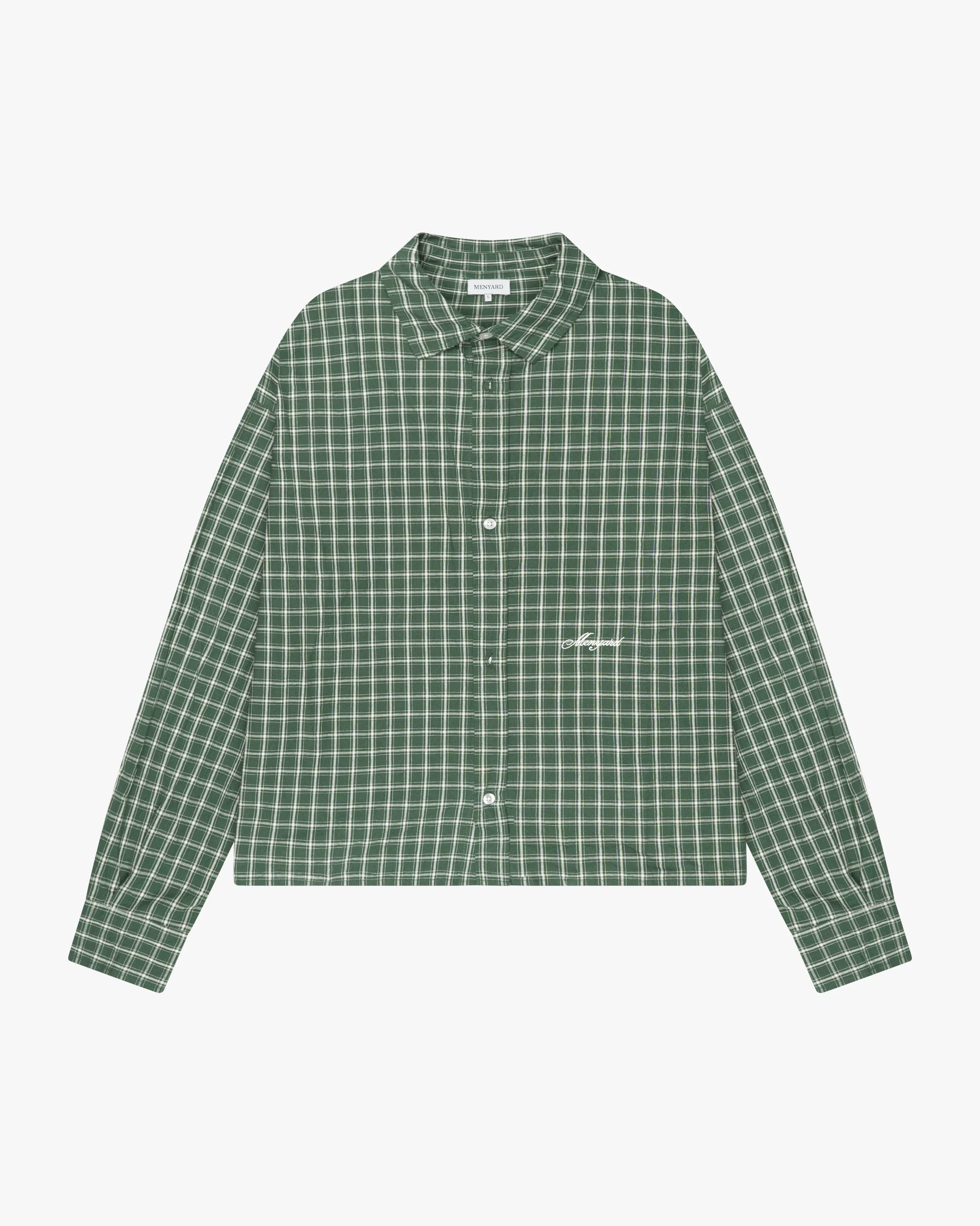 Cotignac Boxy Shirt | Dark Green - Image 4