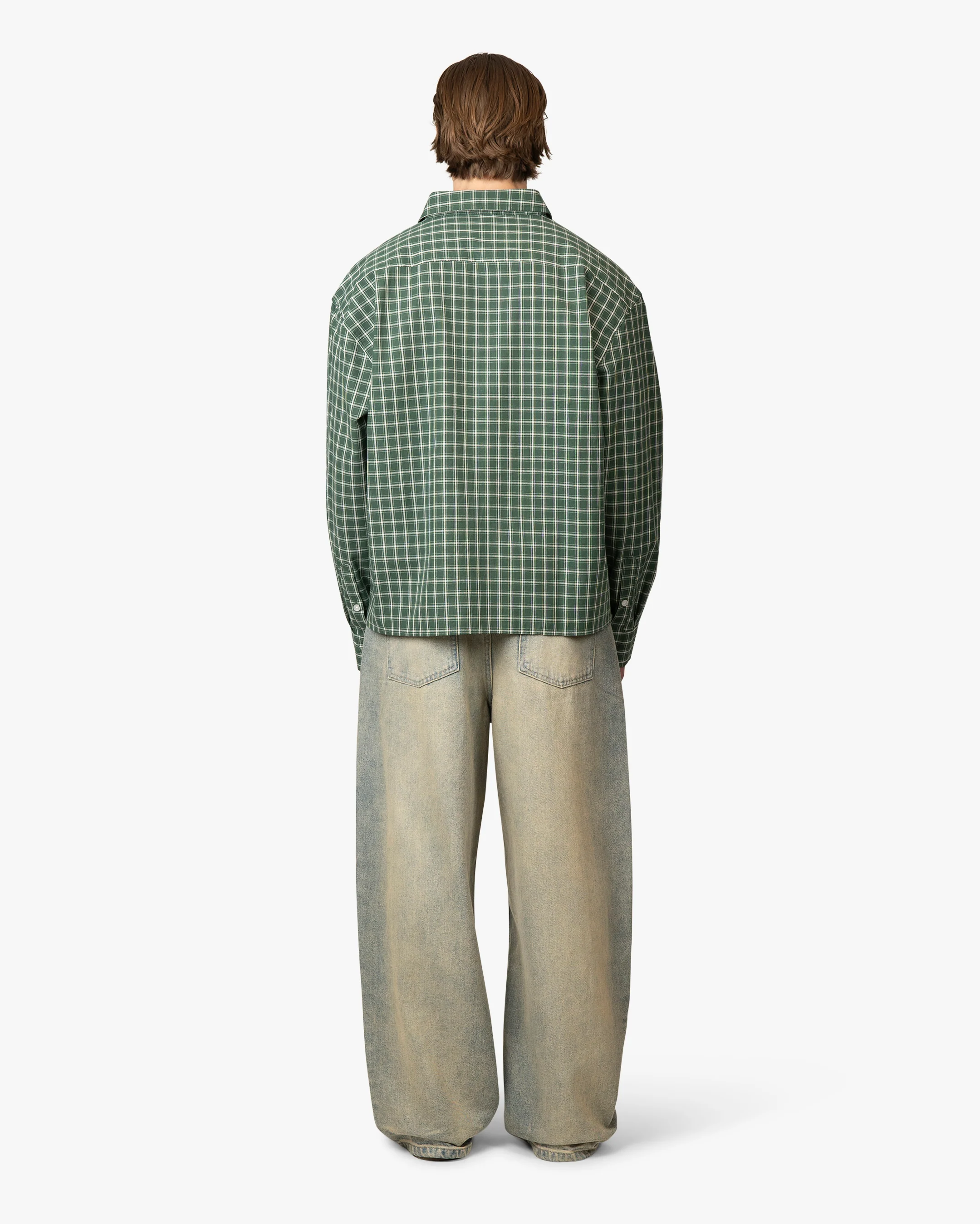 Cotignac Boxy Shirt | Dark Green - Image 5