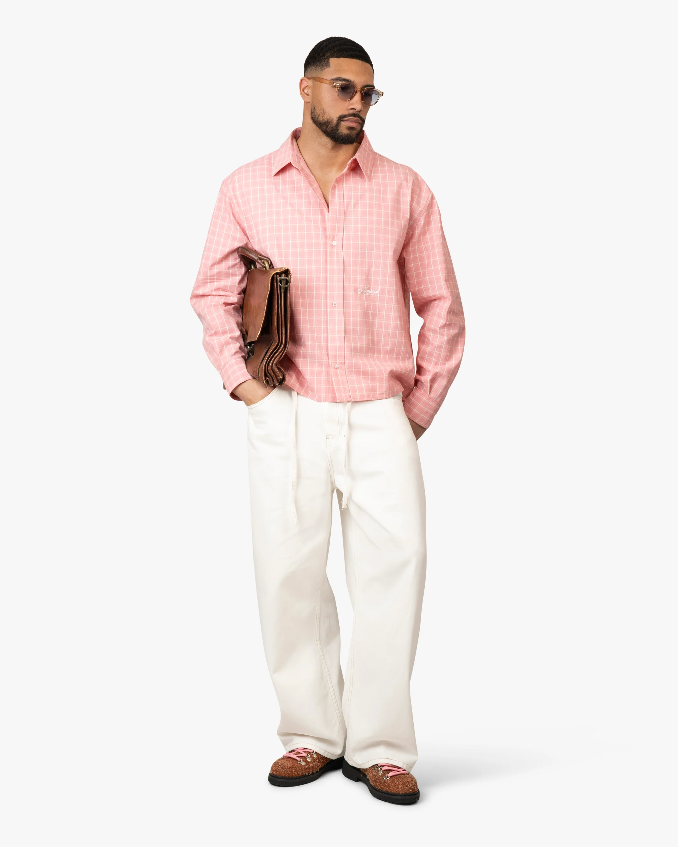 Cotignac Boxy Shirt | Pink - Image 6
