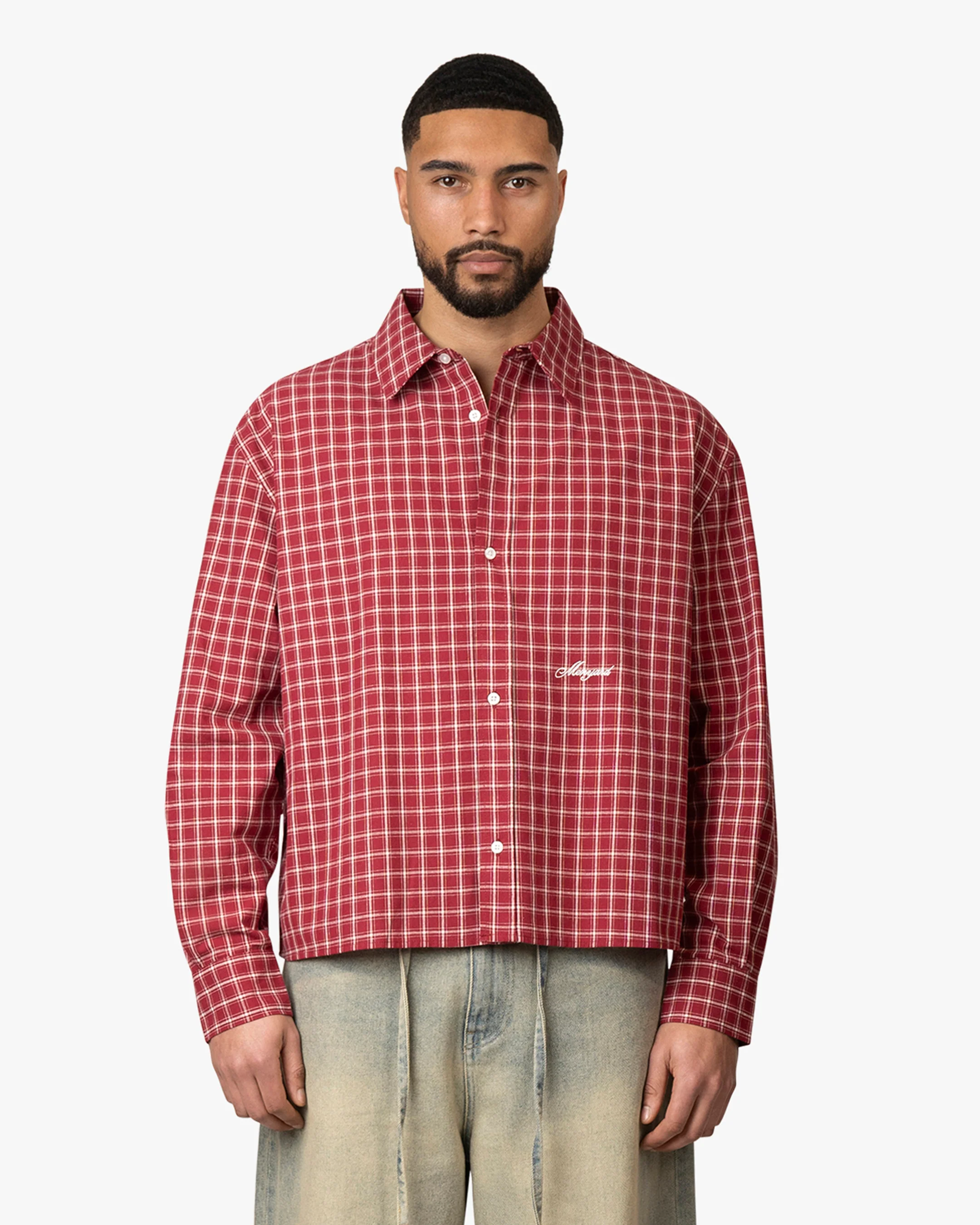 Cotignac Boxy Shirt | Red
