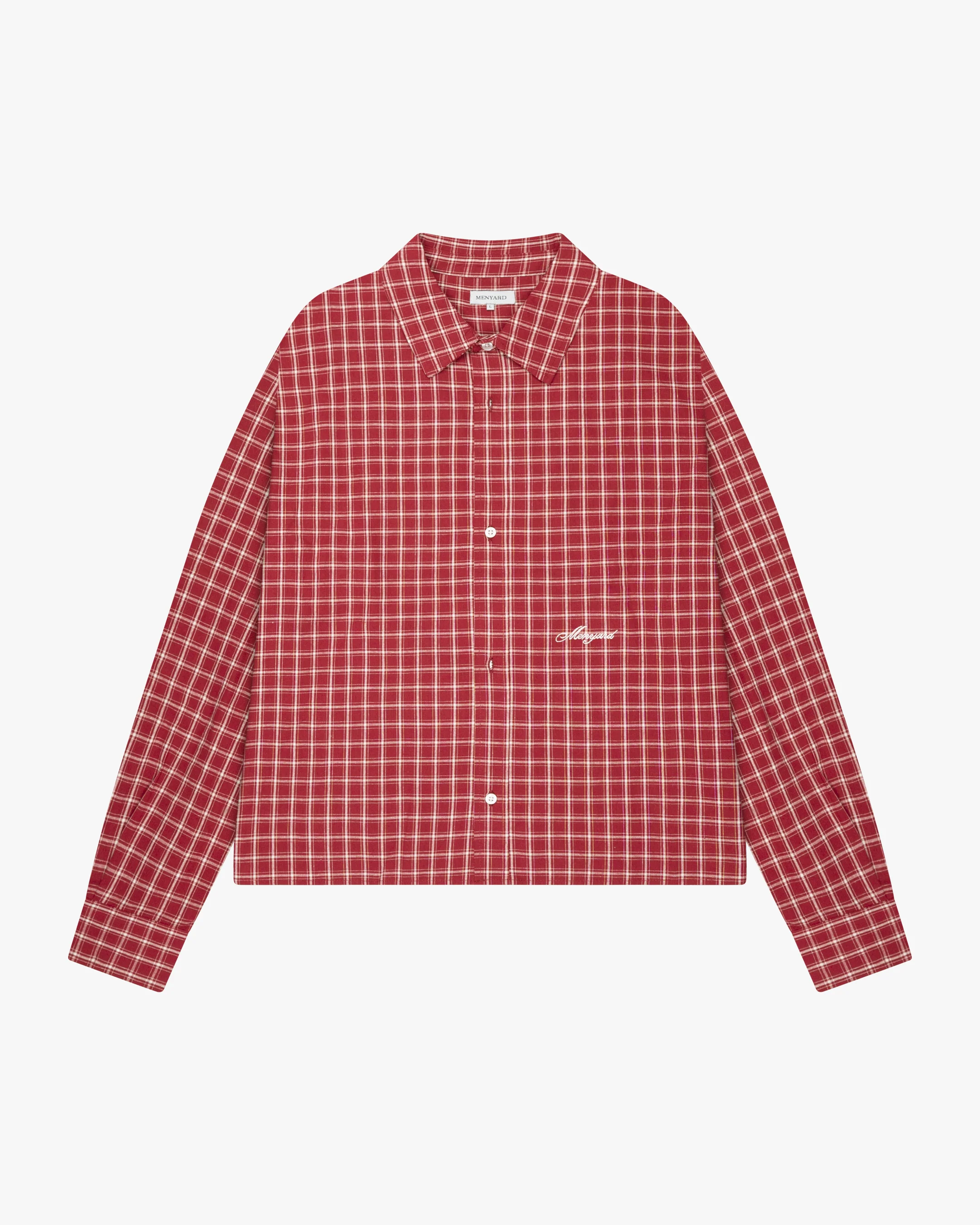 Cotignac Boxy Shirt | Red - Image 4