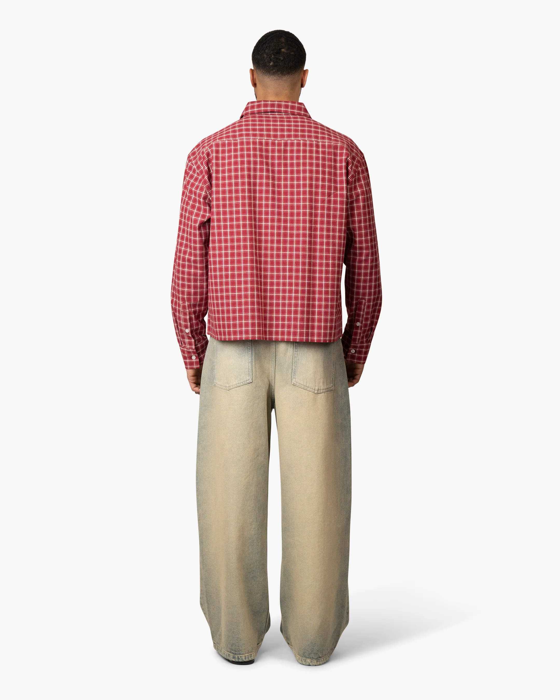 Cotignac Boxy Shirt | Red - Image 5