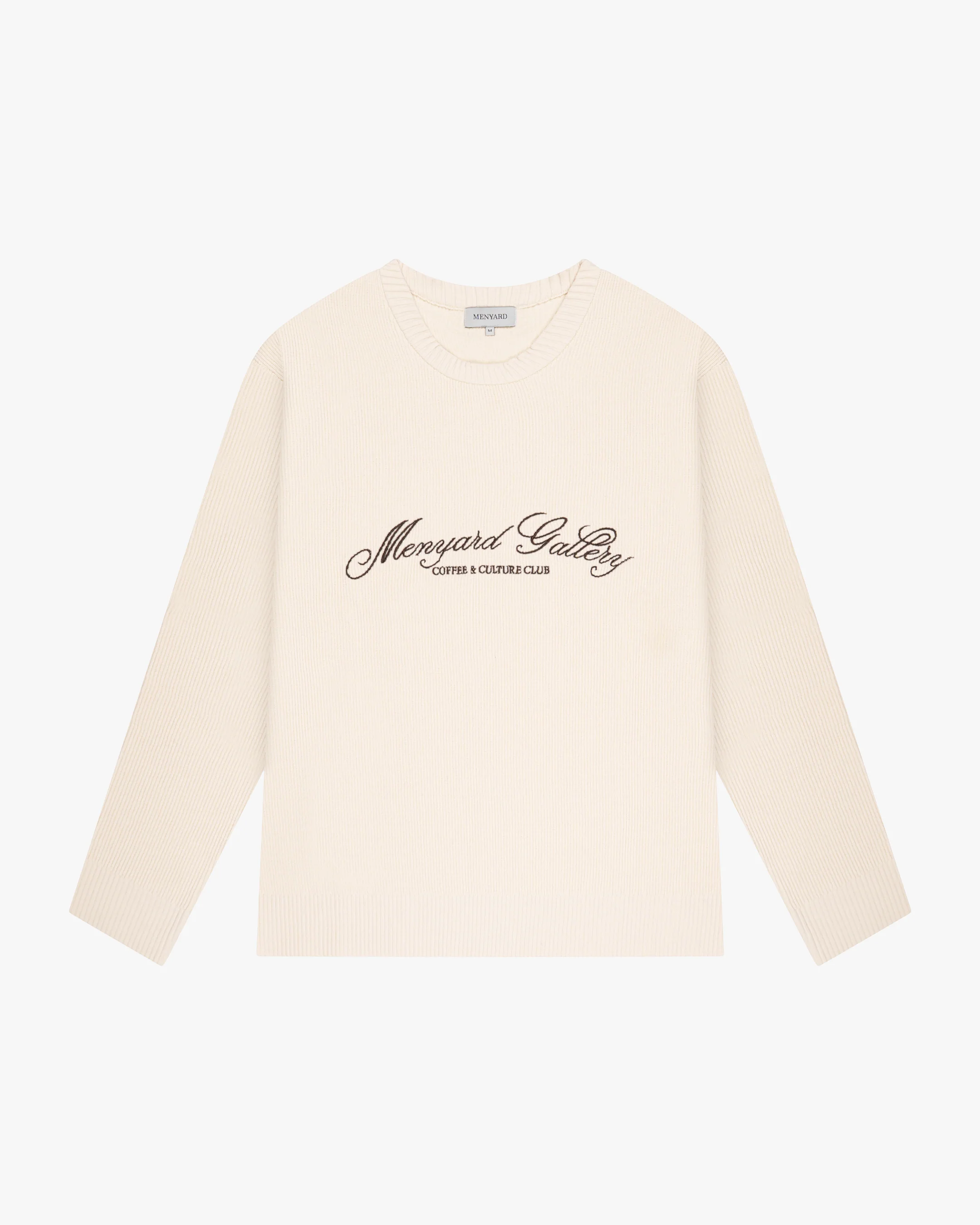 Culture Knitted Crewneck | Creme - Image 3