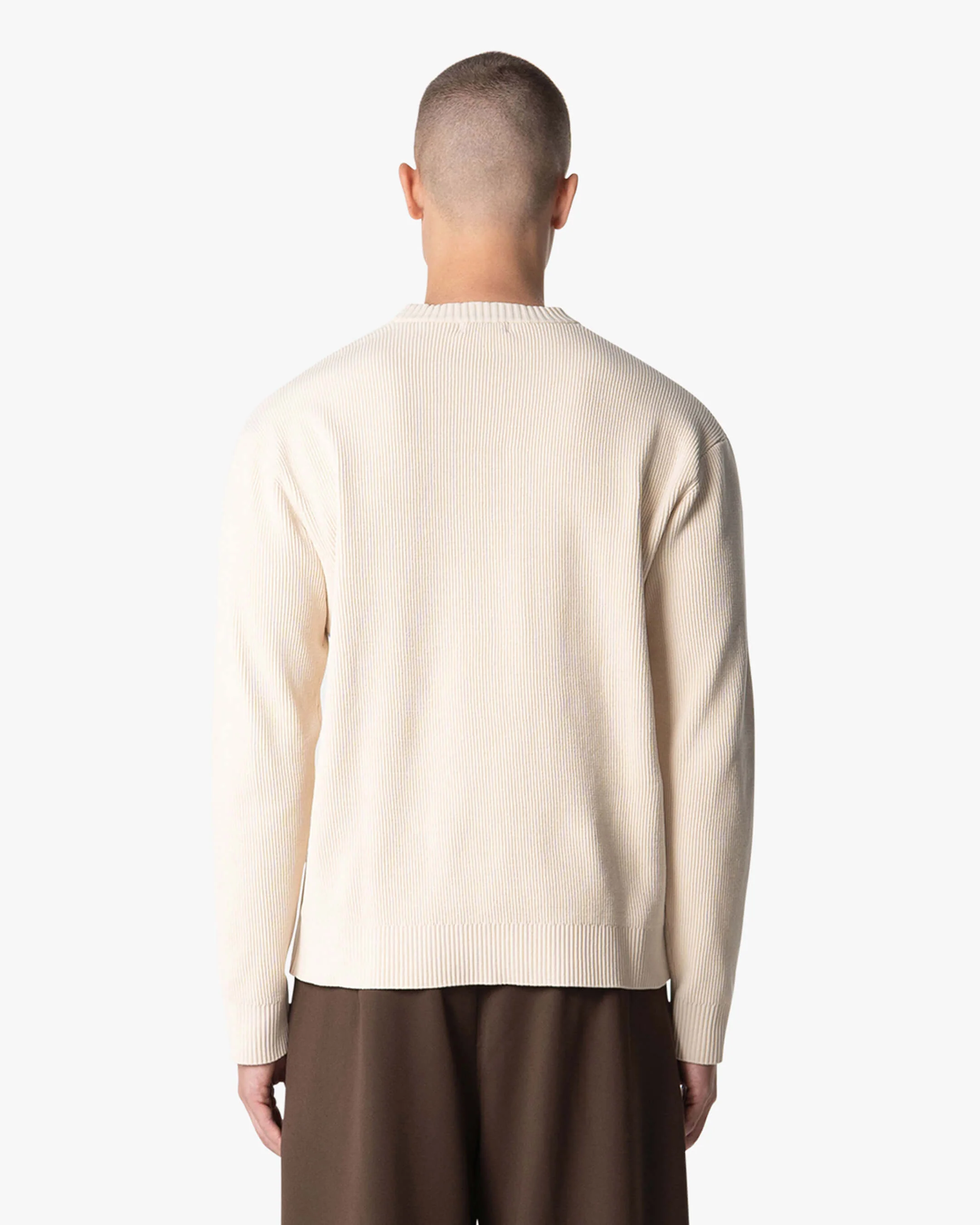 Culture Knitted Crewneck | Creme - Image 4