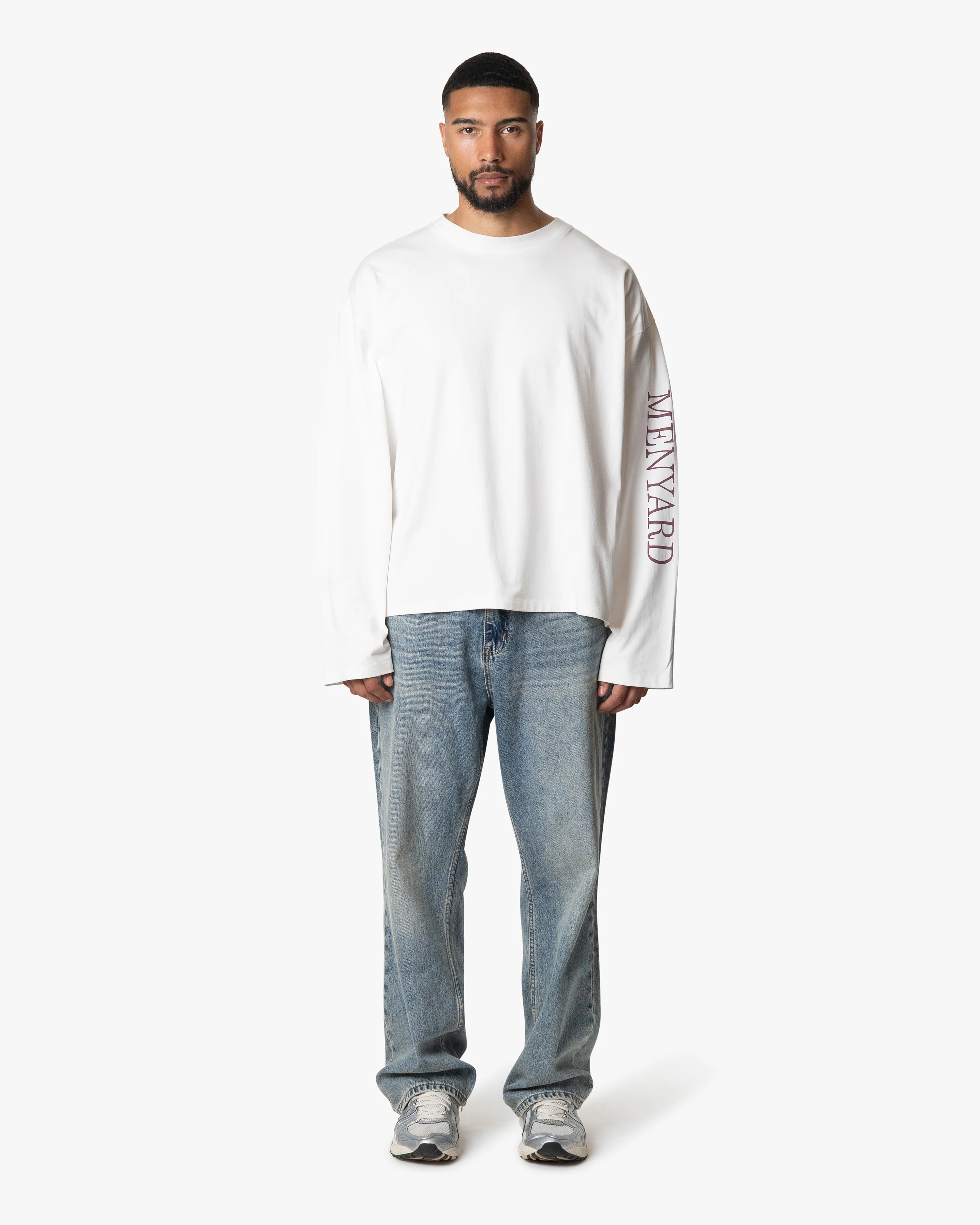 Iconic Logo Boxy Longsleeve | White - Image 3