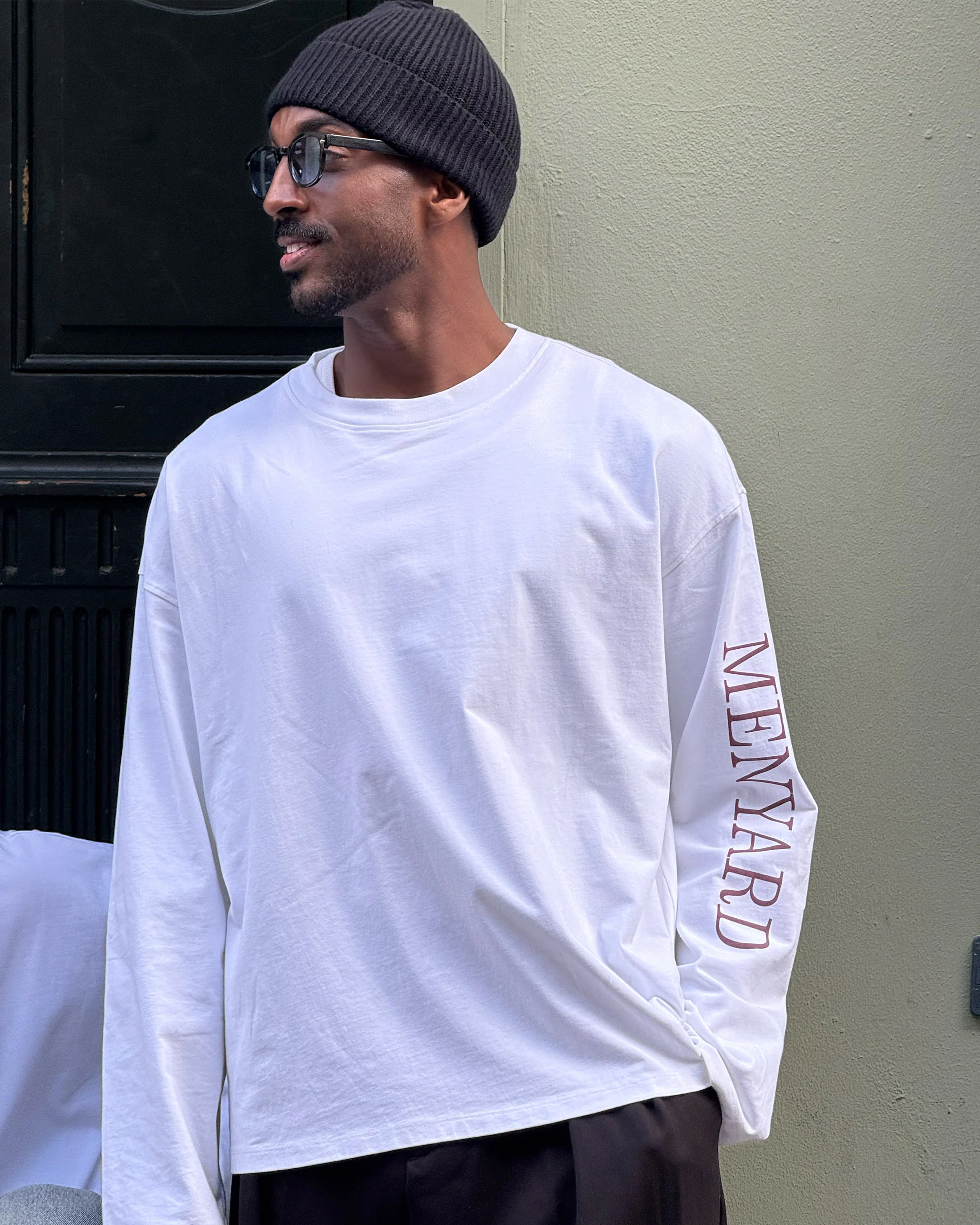Iconic Logo Boxy Longsleeve | White - Image 6