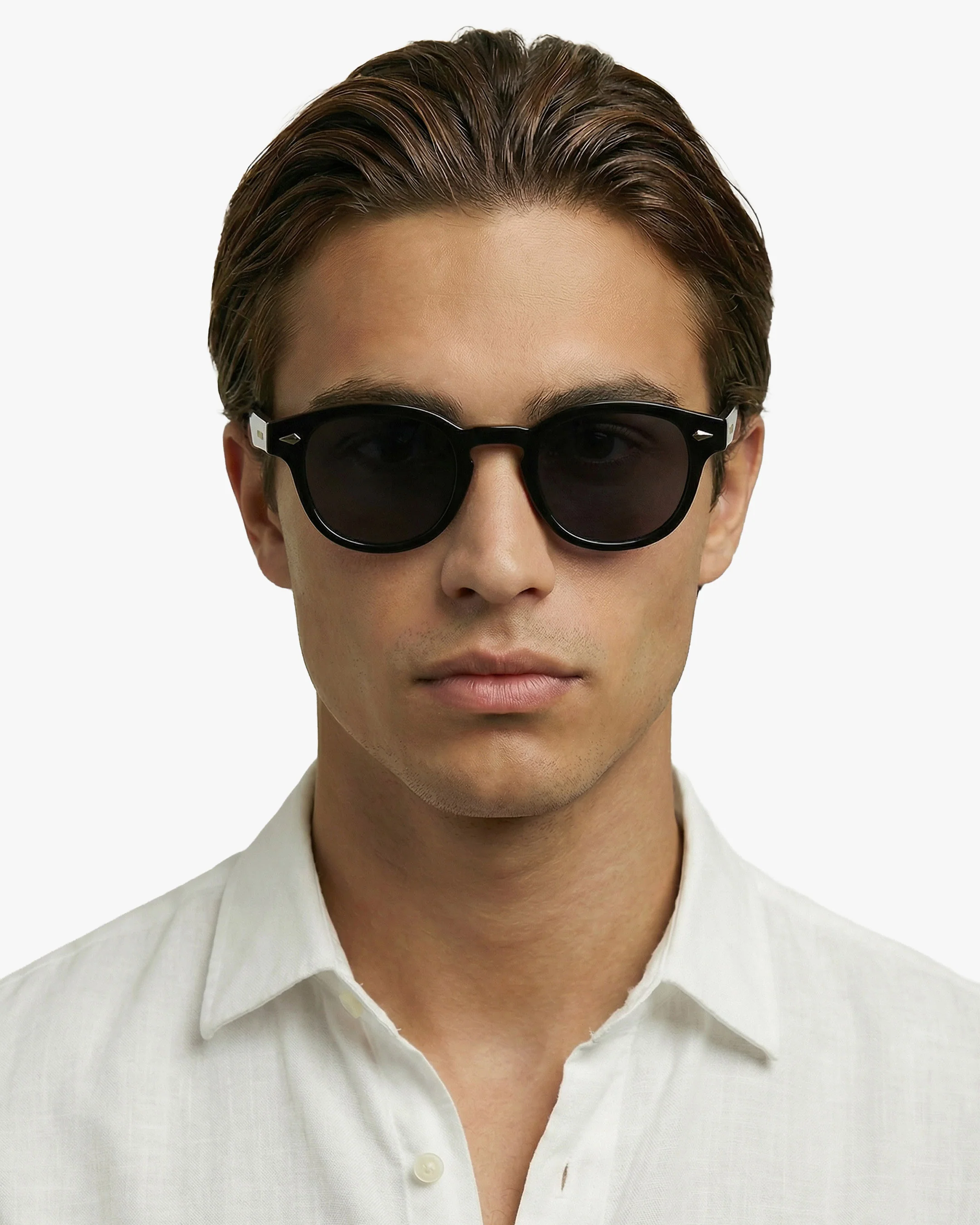 Laurent sunglasses | Black/Dark Grey - Image 4