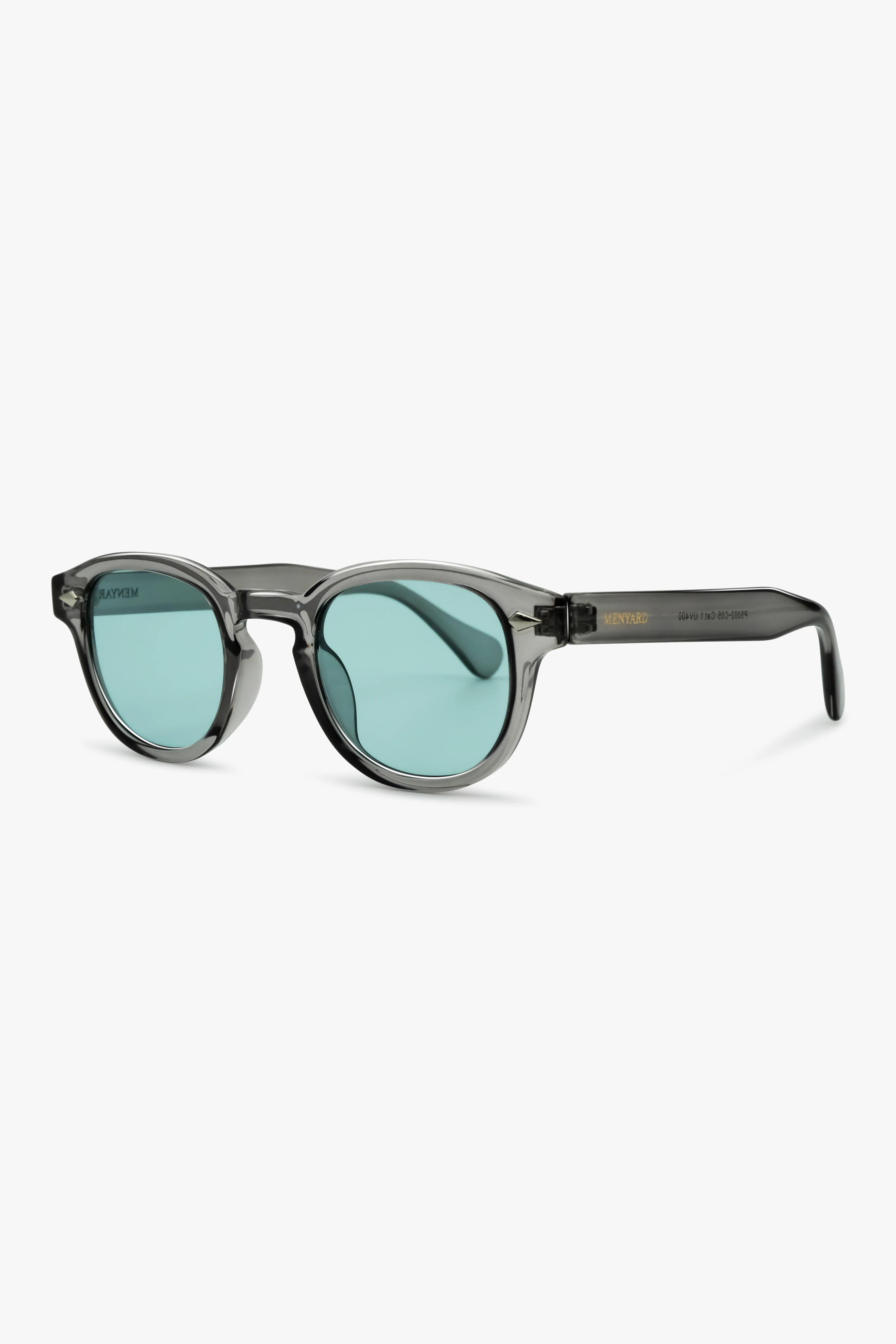 Laurent sunglasses | Grey/Turquoise - Image 3